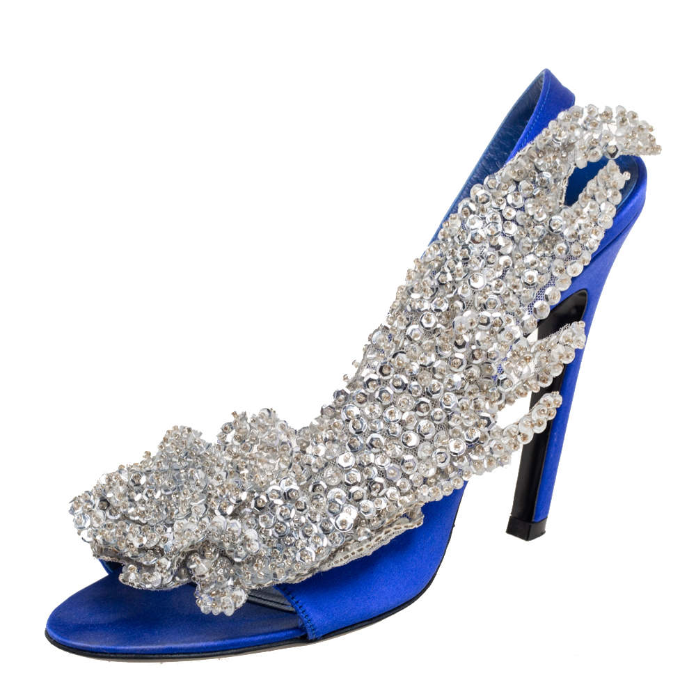 Balenciaga embellished satin sandals new arrivals