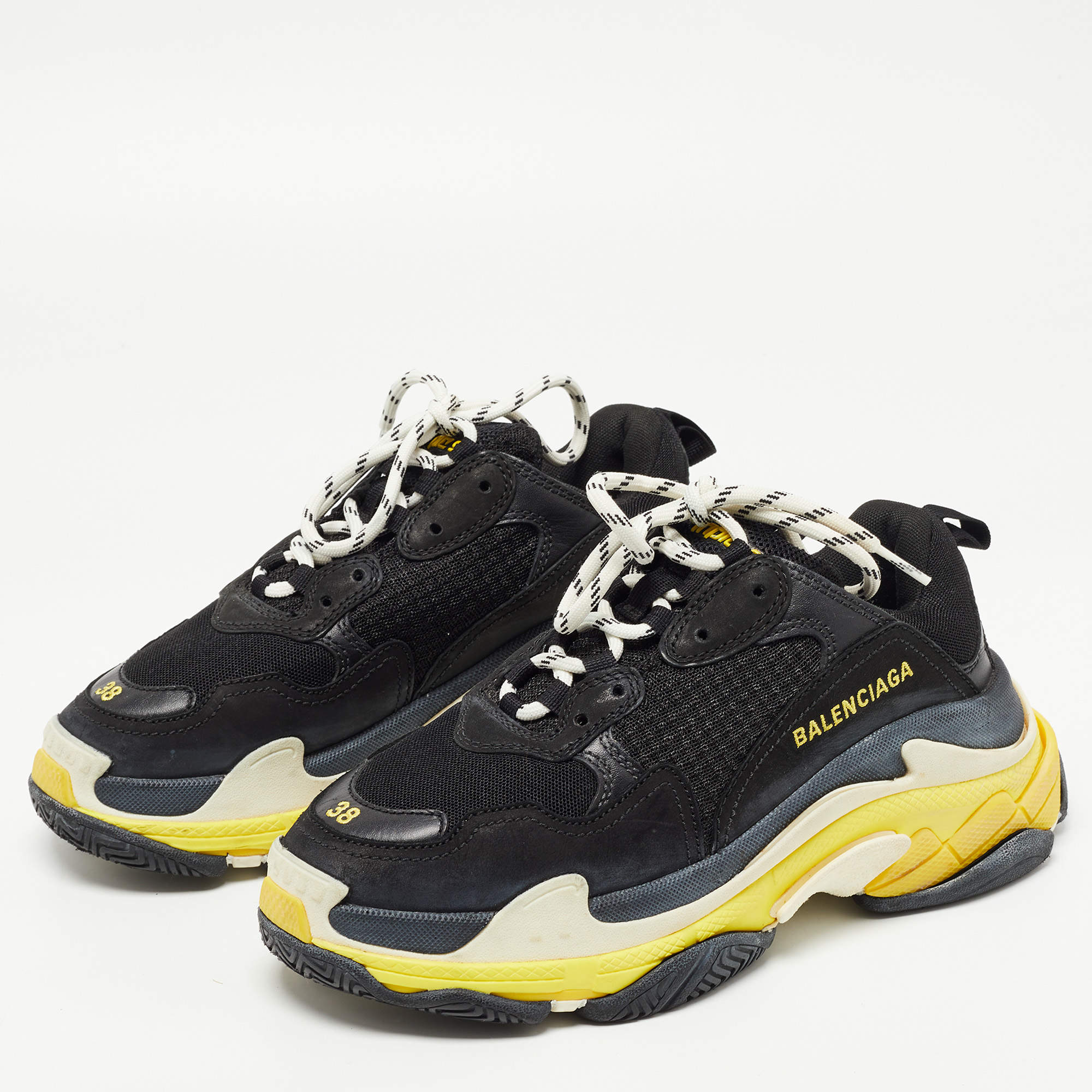 Balenciaga Track Led Sneaker Purple And Yellow In Blue  ModeSens