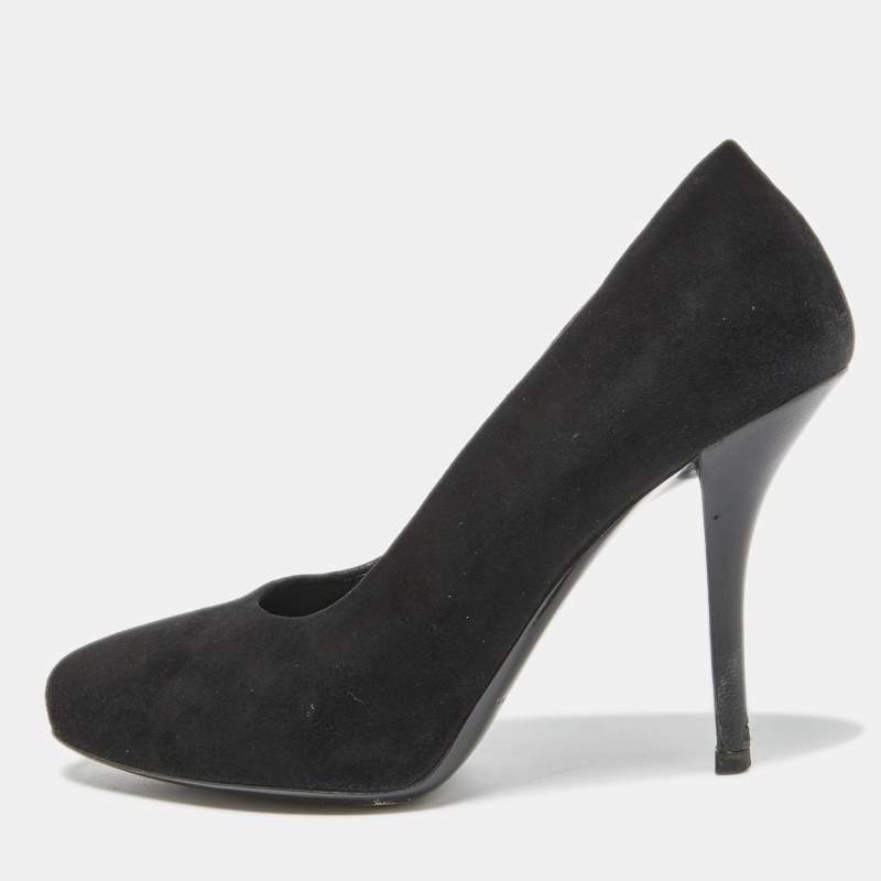 Balenciaga Black Suede Pumps Size 37