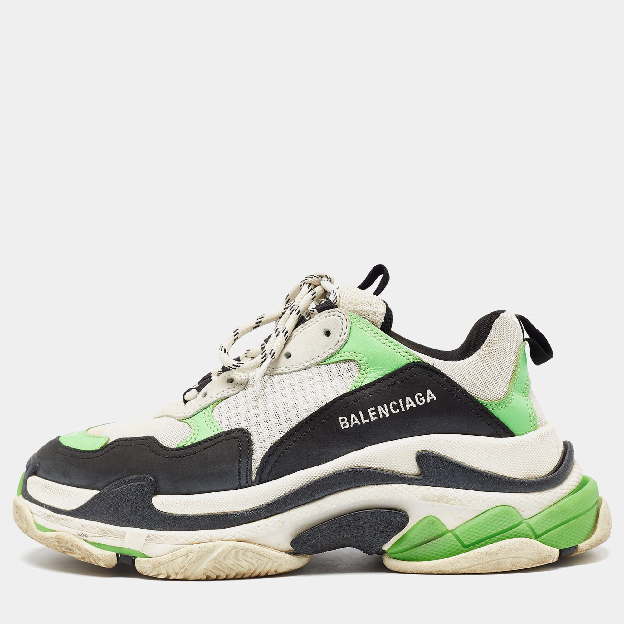 Balenciaga triple s green womens best sale