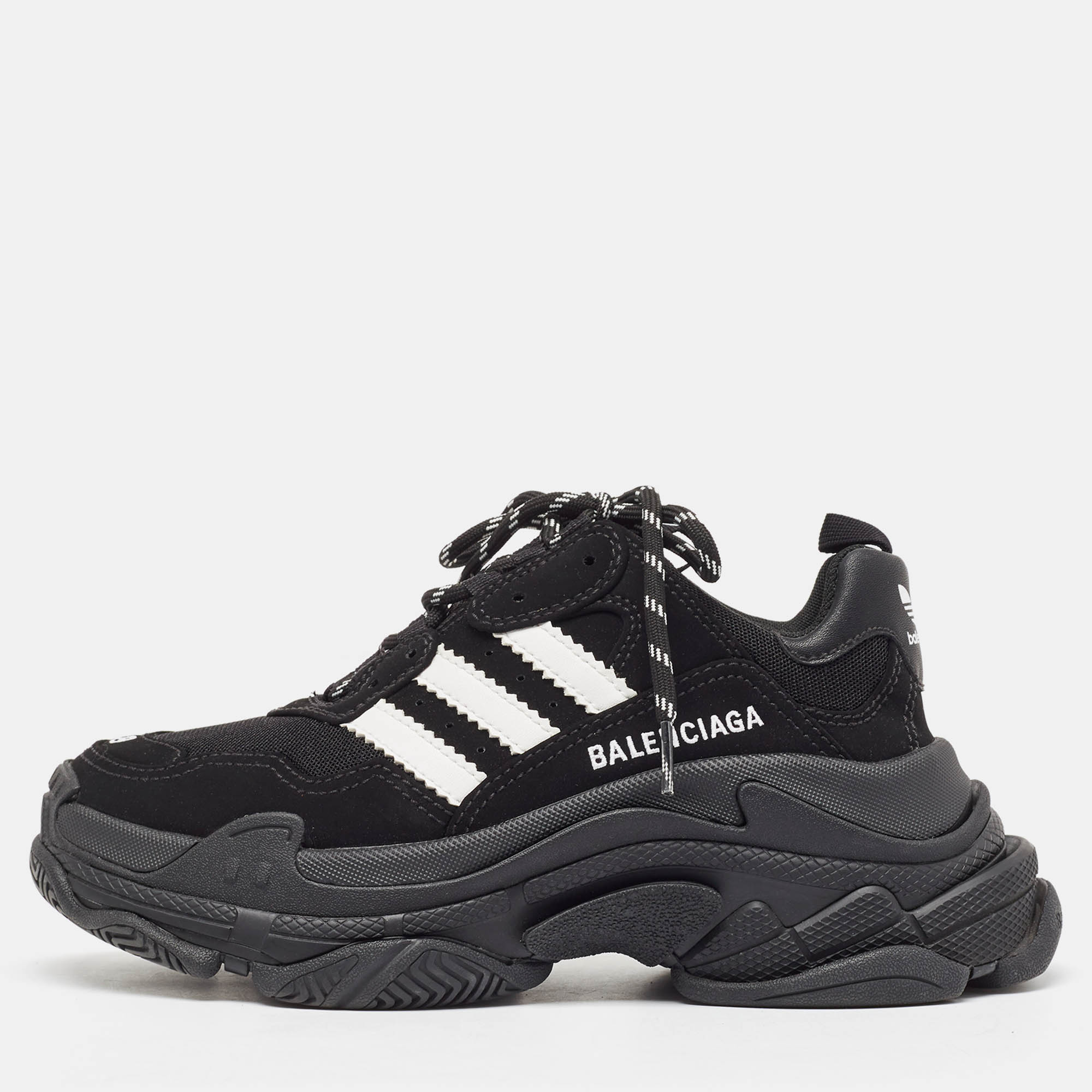 BALENCIAGA adidas スニーカー 38 バレンシアガ スニーカー アディダスコラボ トリプルS
