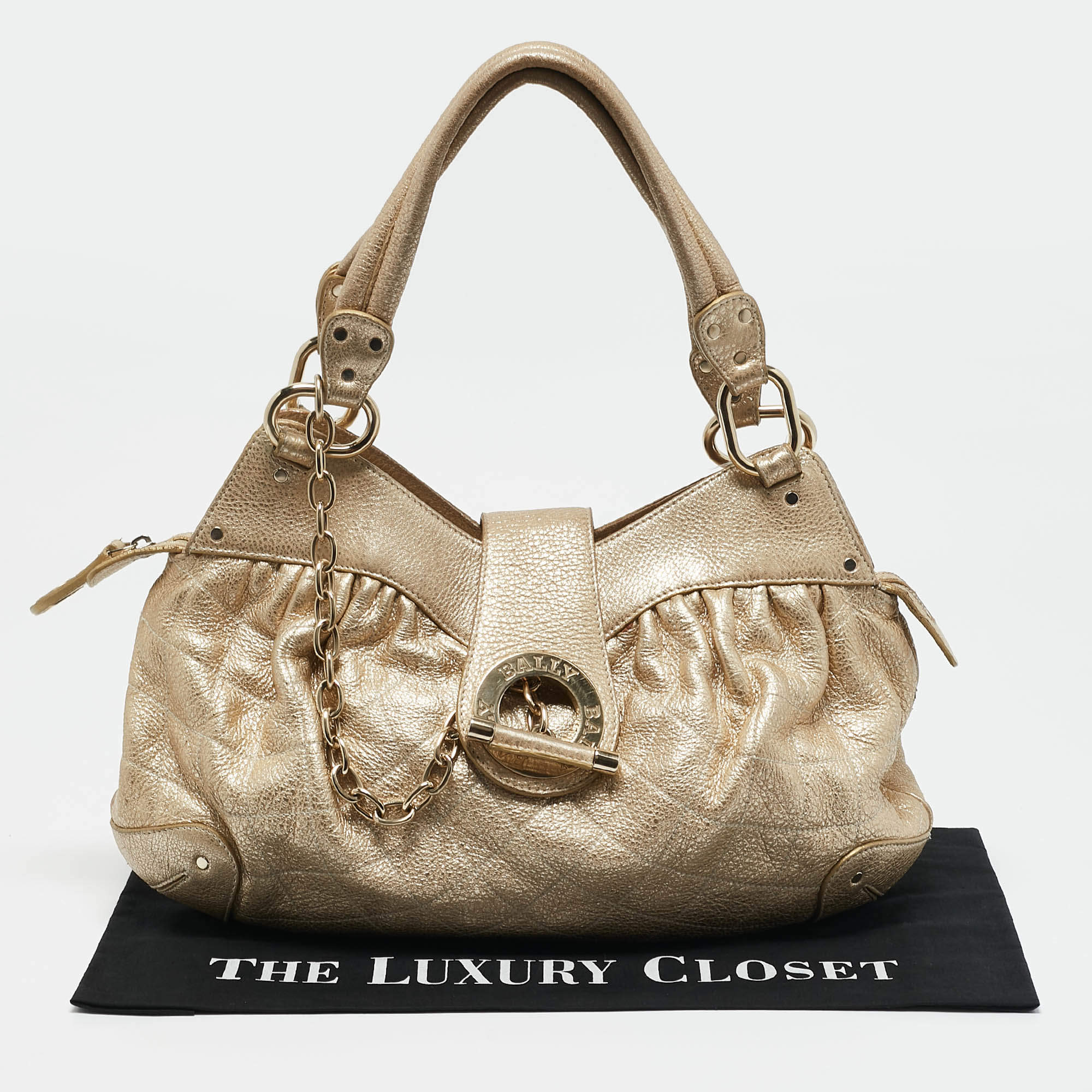 Bally Light Yellow Leather Zip Shoulder Bag Bally | TLC