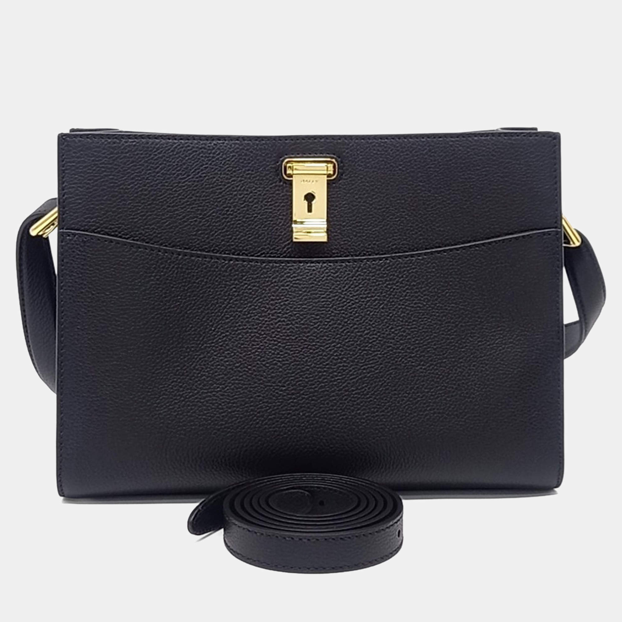 مملوكة مسبقًا Bally Black Leather tote and shoulder bag