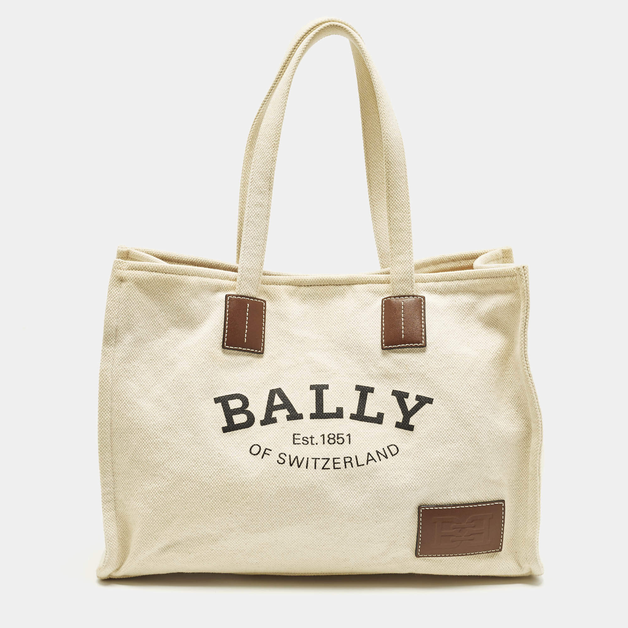 مملوكة مسبقًا حقيبة يد بالي كريستاليا قماش كانفاس كريمي اللون