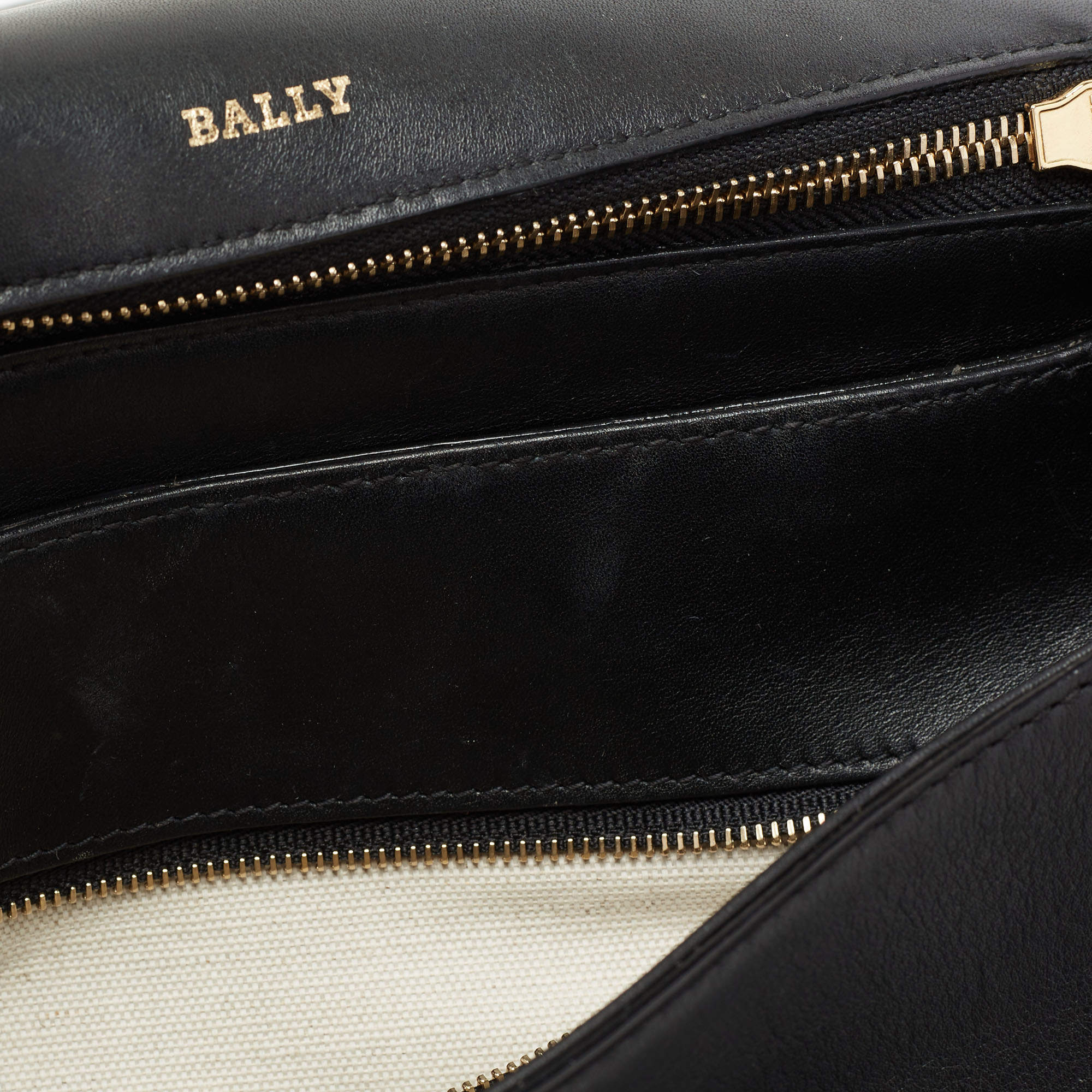 Bally Kyrah Black Leather Shoulder Bag