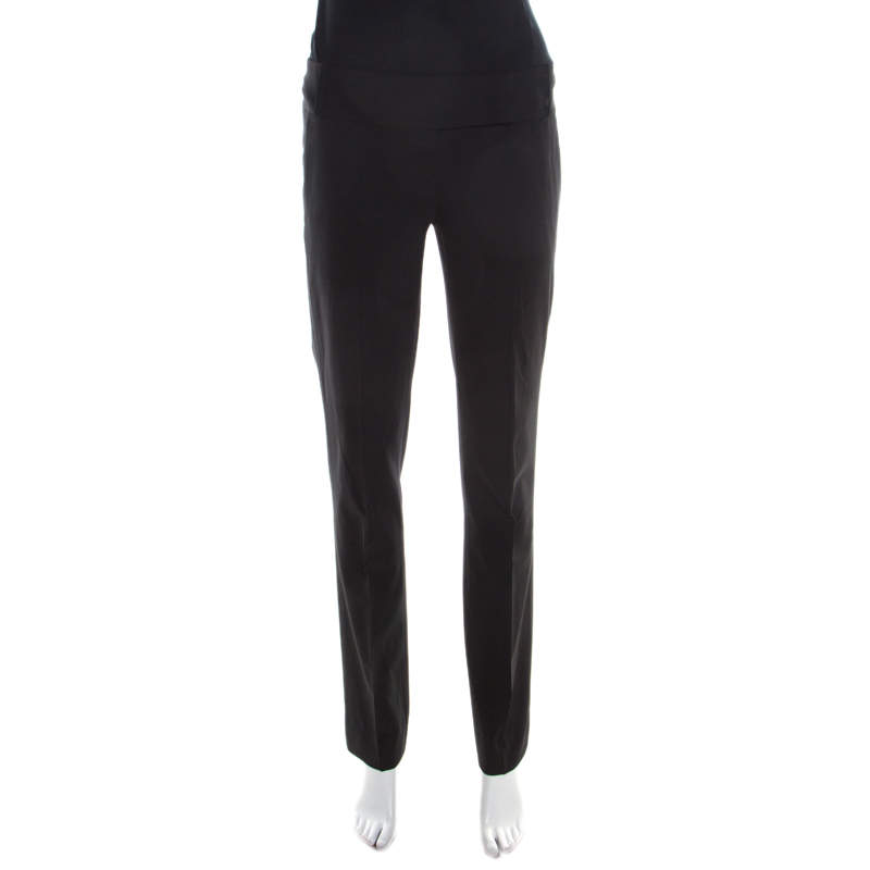 Boss By Hugo Boss Black Straight Fit Tailored Trousers M