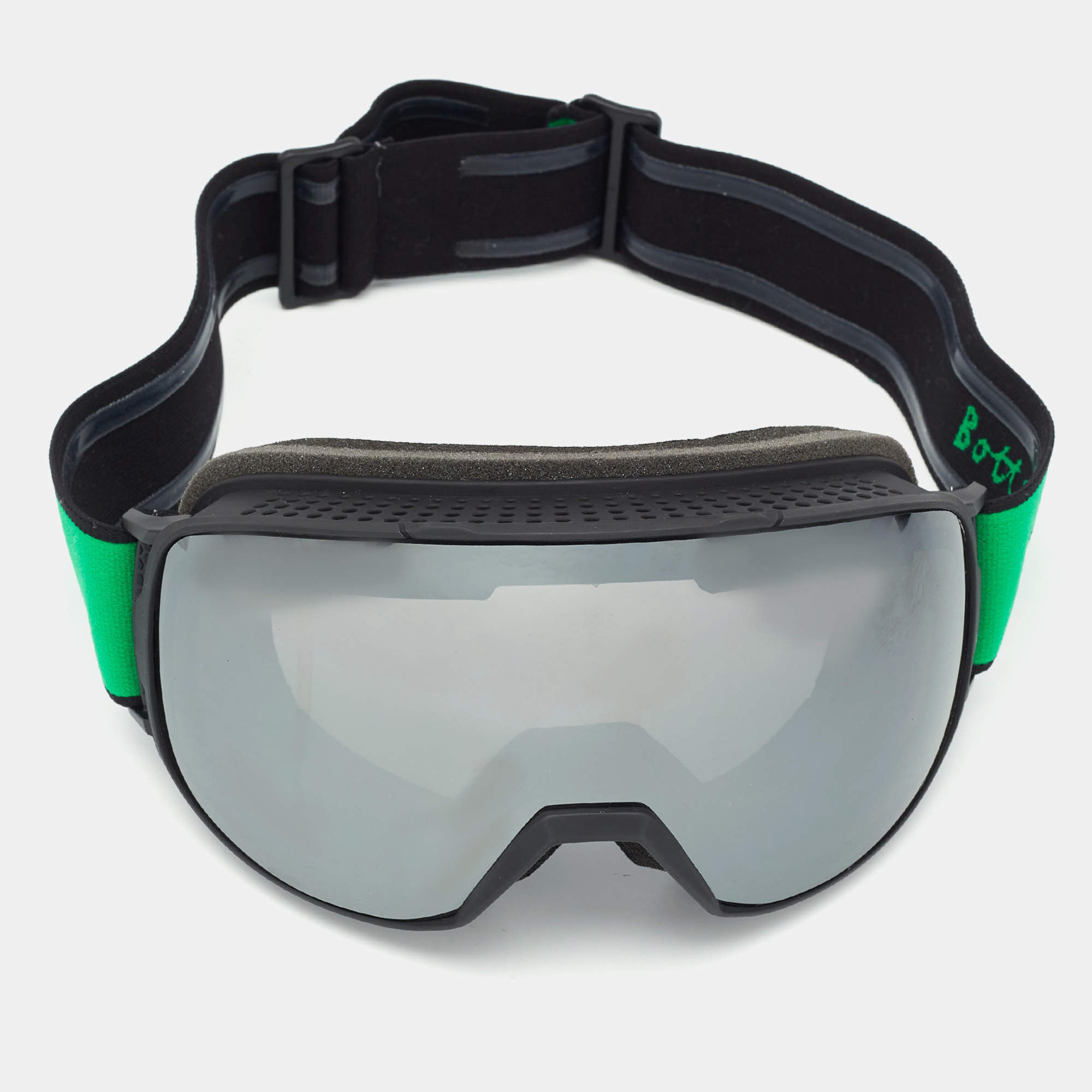 Bottega Veneta Black Mirrored Ski Goggles