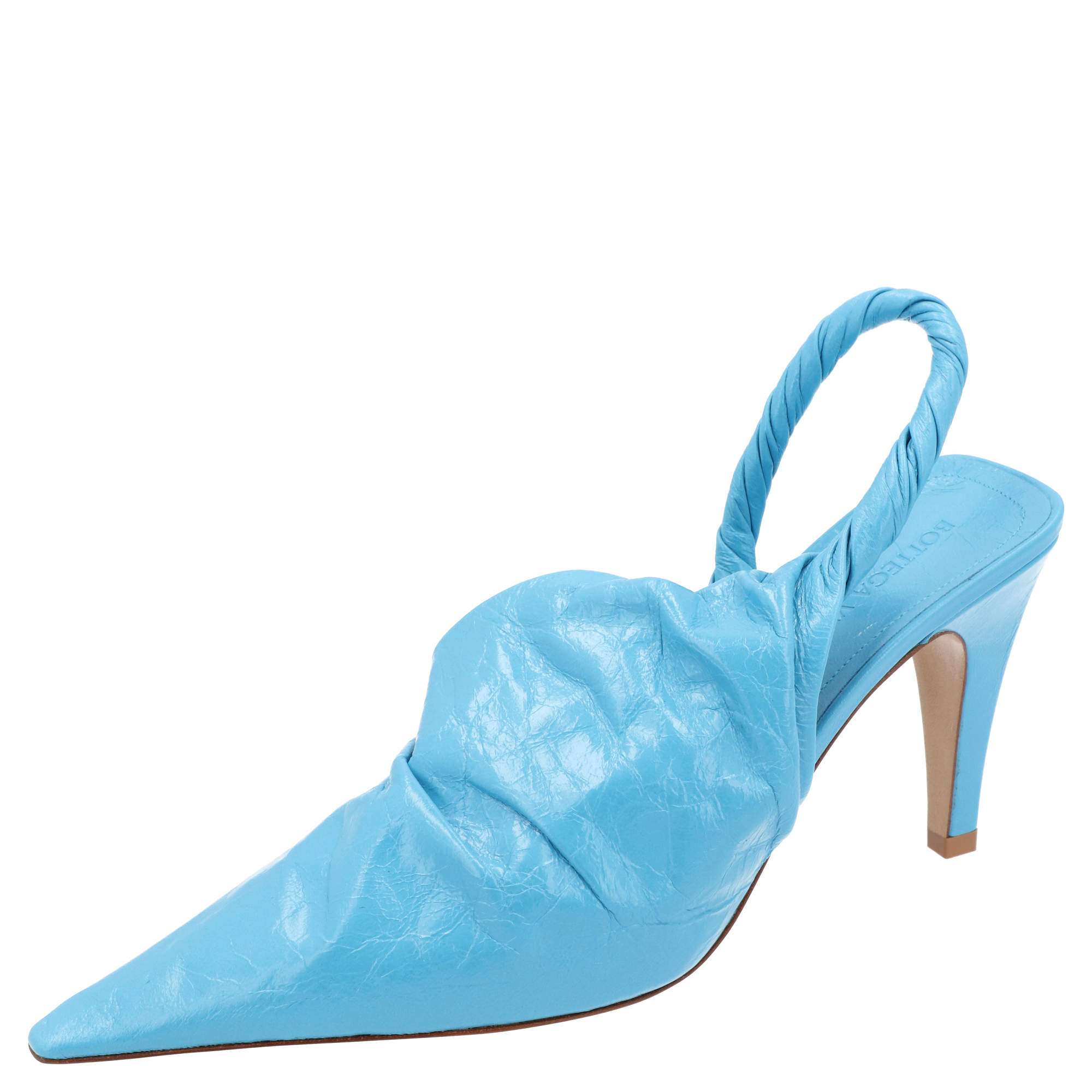 bottega veneta blue heels
