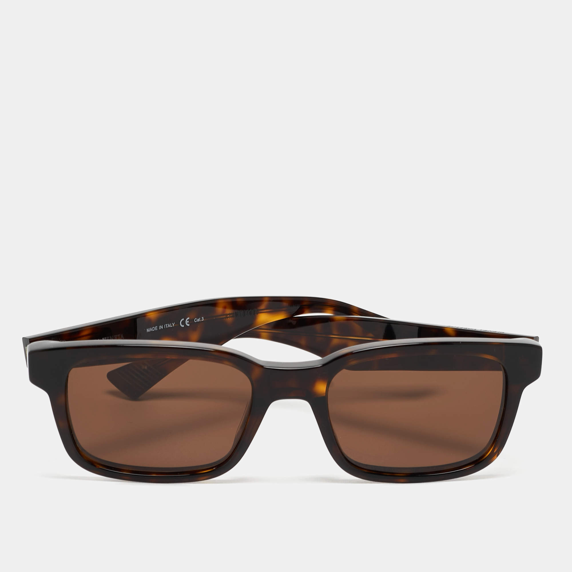 Bottega Veneta Brown BV1146S Rectangular Sunglasses