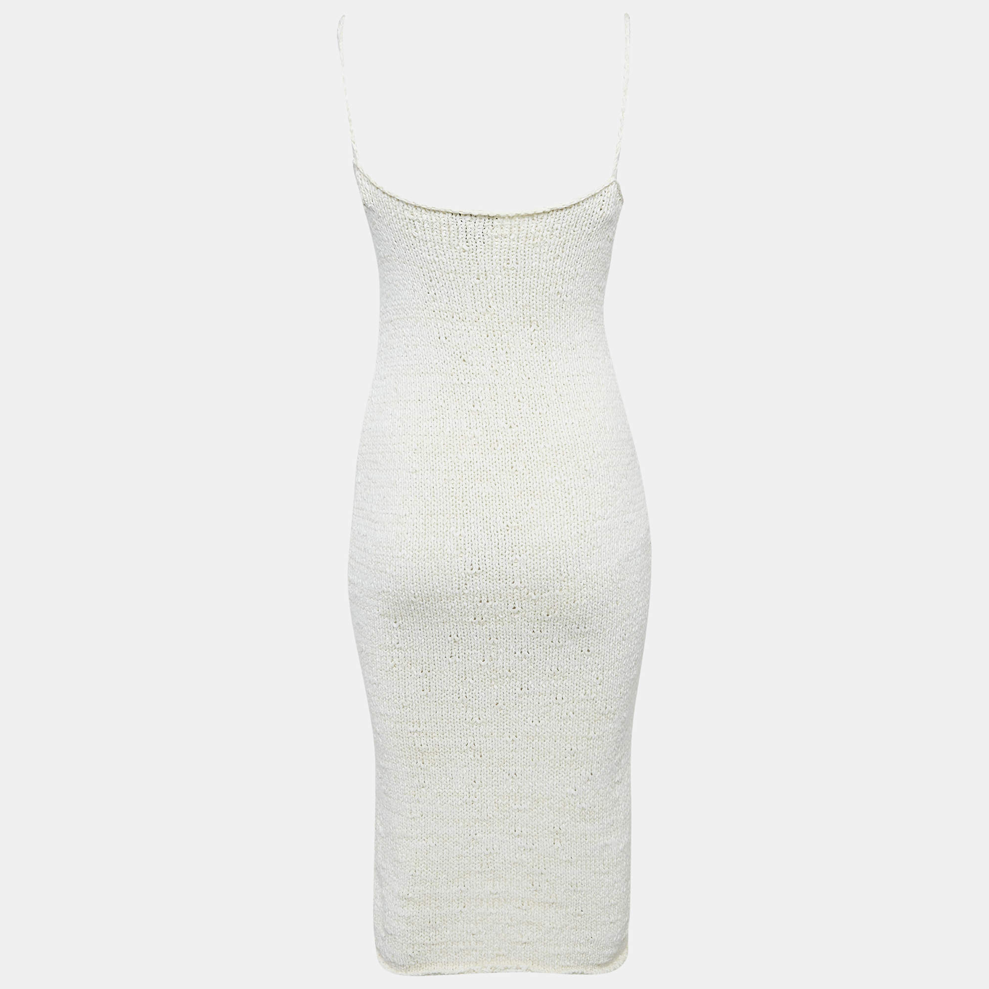 ワンピース BOTTEGA VENETA White Viscose Blend Dress Bottega Veneta - Linen and viscose blend dress White - The
