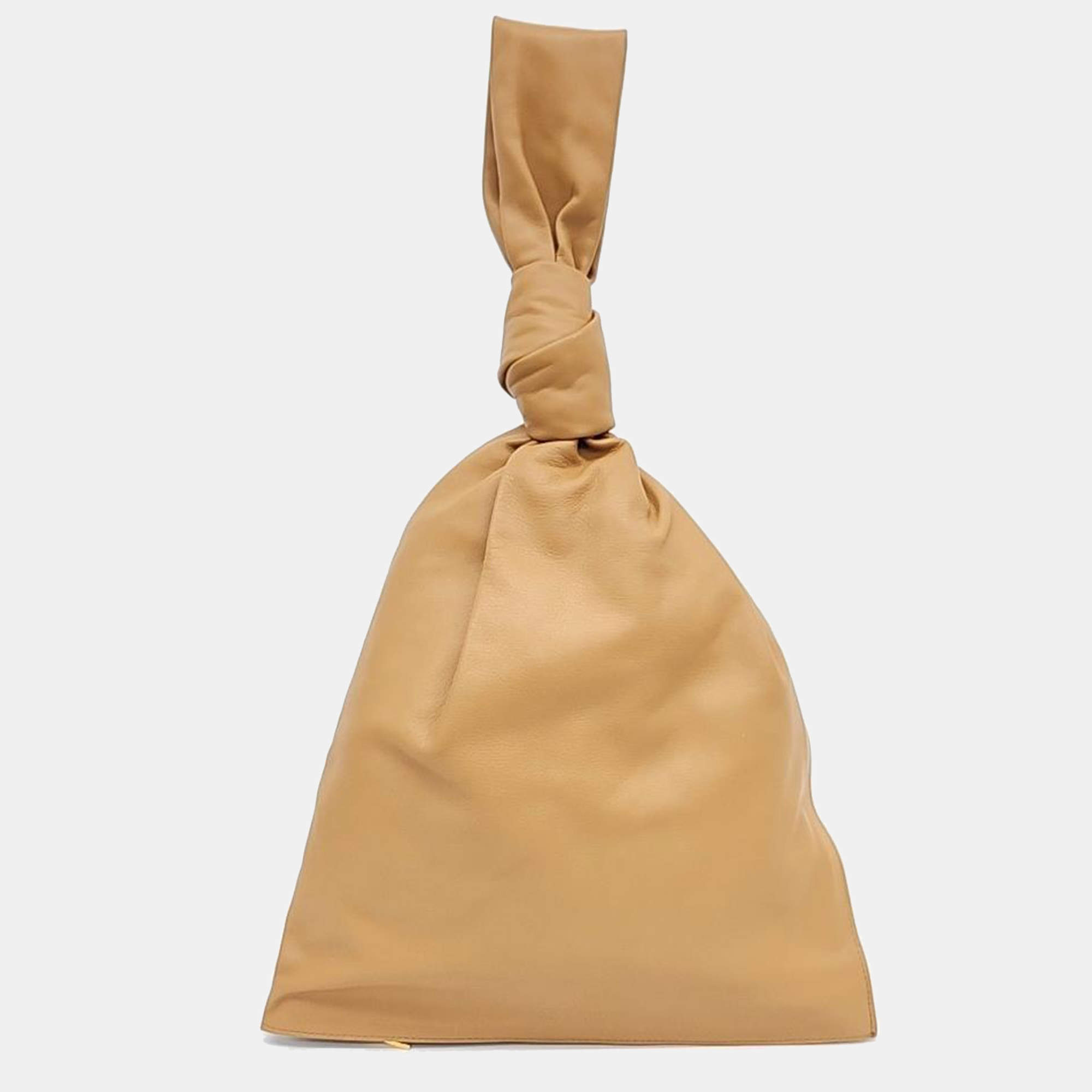  Bottega Veneta Beige Leather BV Twist Bag