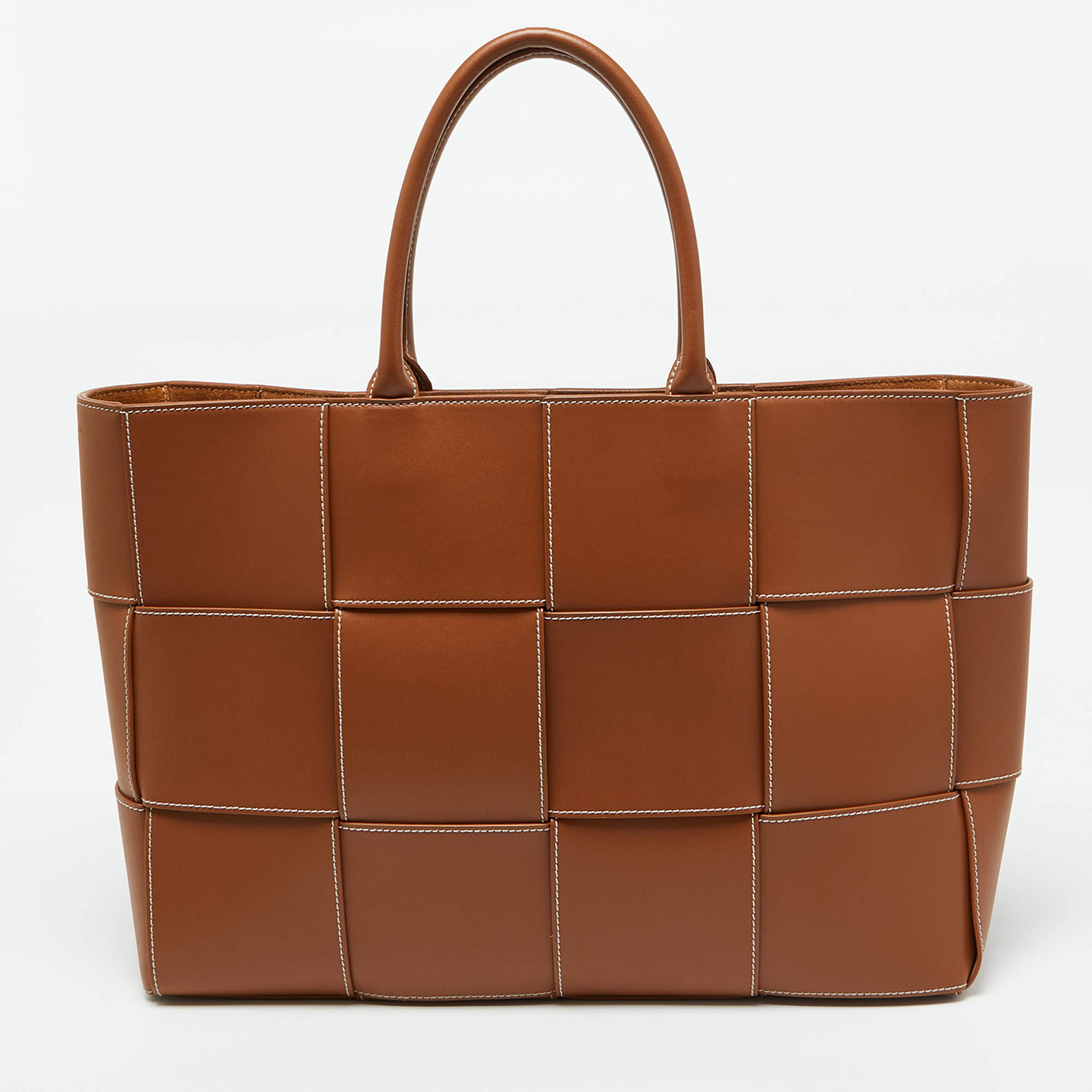 Bottega Veneta Brown Leather Large Arco Tote