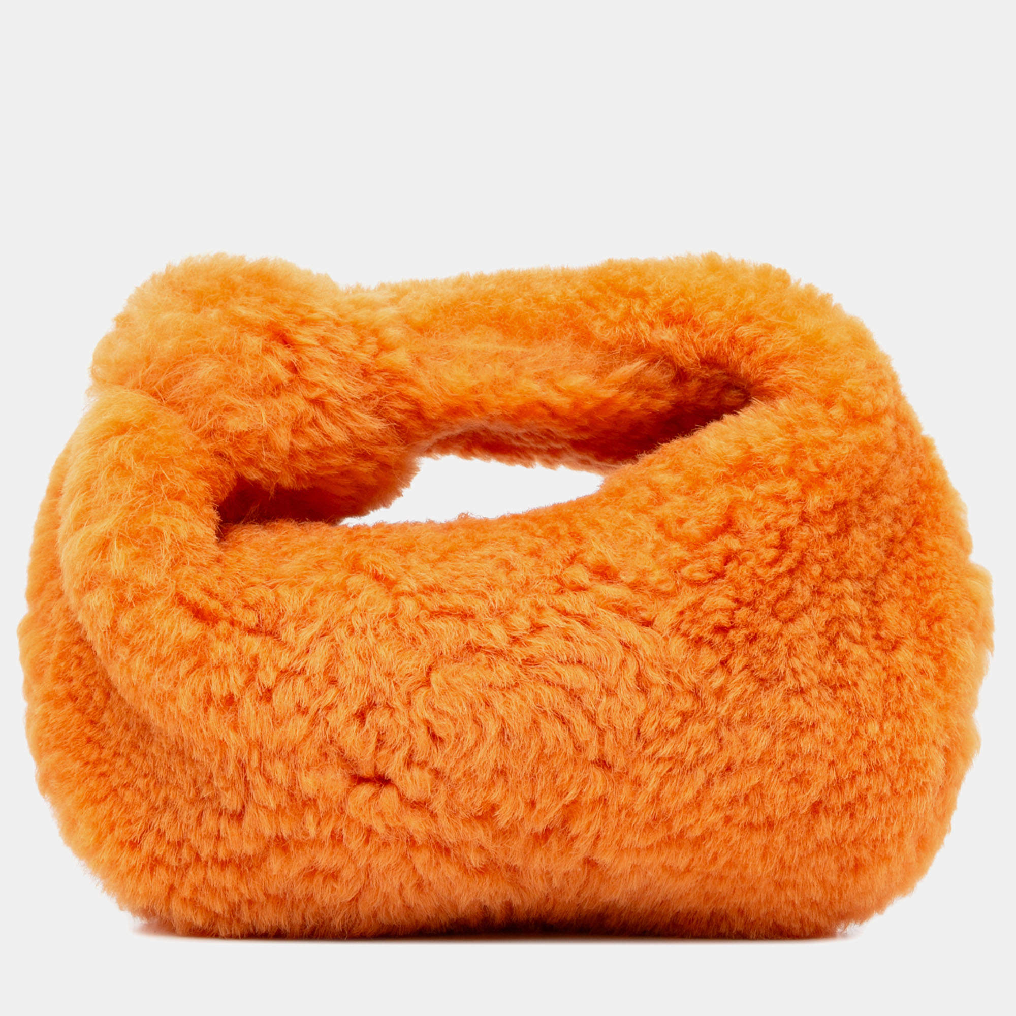 Bottega Veneta Orange Mini Shearling Jodie