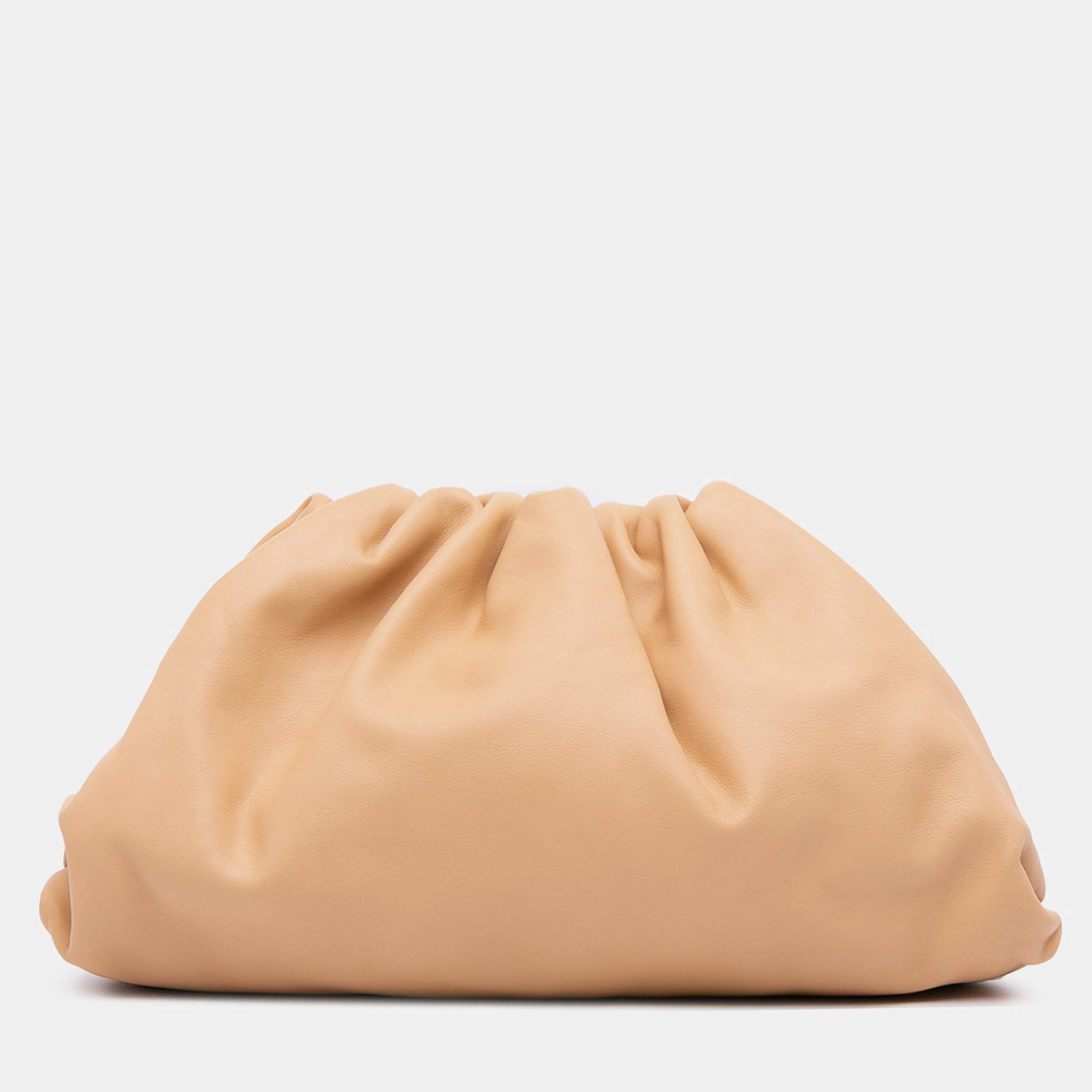 Bottega Veneta Brown Lambskin The Pouch
