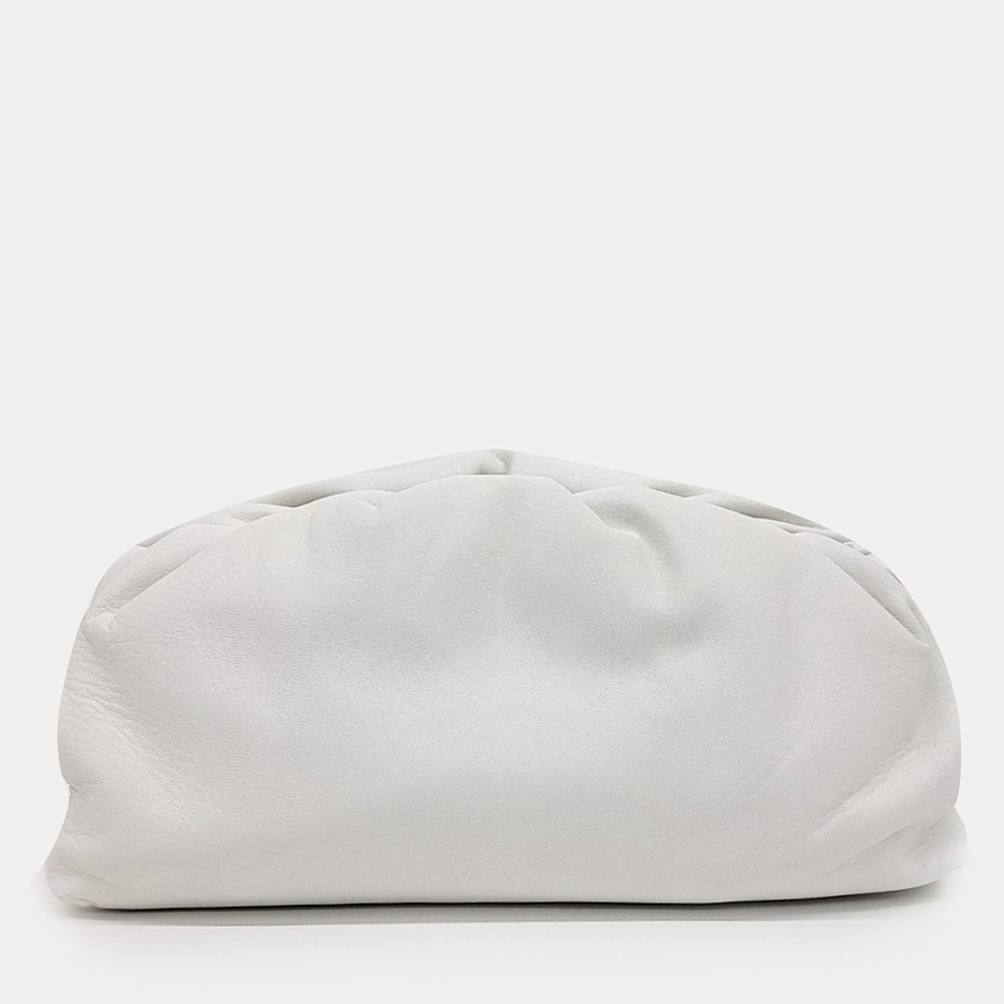 Bottega Veneta White Leather Belt Bag