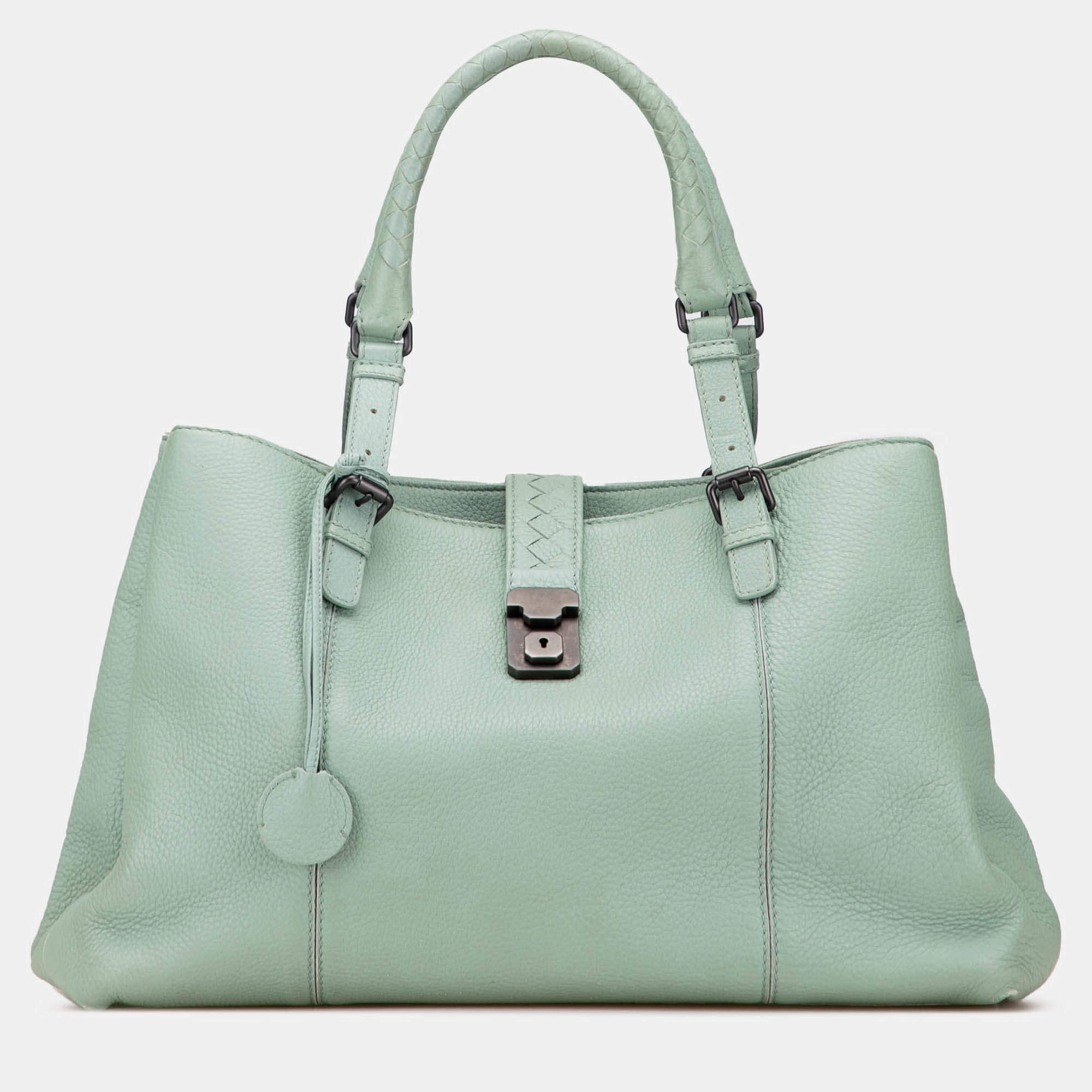 مملوكة مسبقًا حقيبة بوتيغا فينيتا روما سيرفو متوسطة خضراء