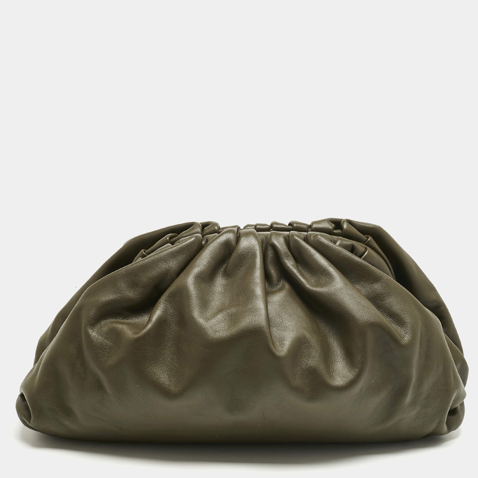 مملوكة مسبقًا حقيبة كلاتش بوتيغا فينيتا ذا باوتش كلاسيكية جلد أزرق فاتح