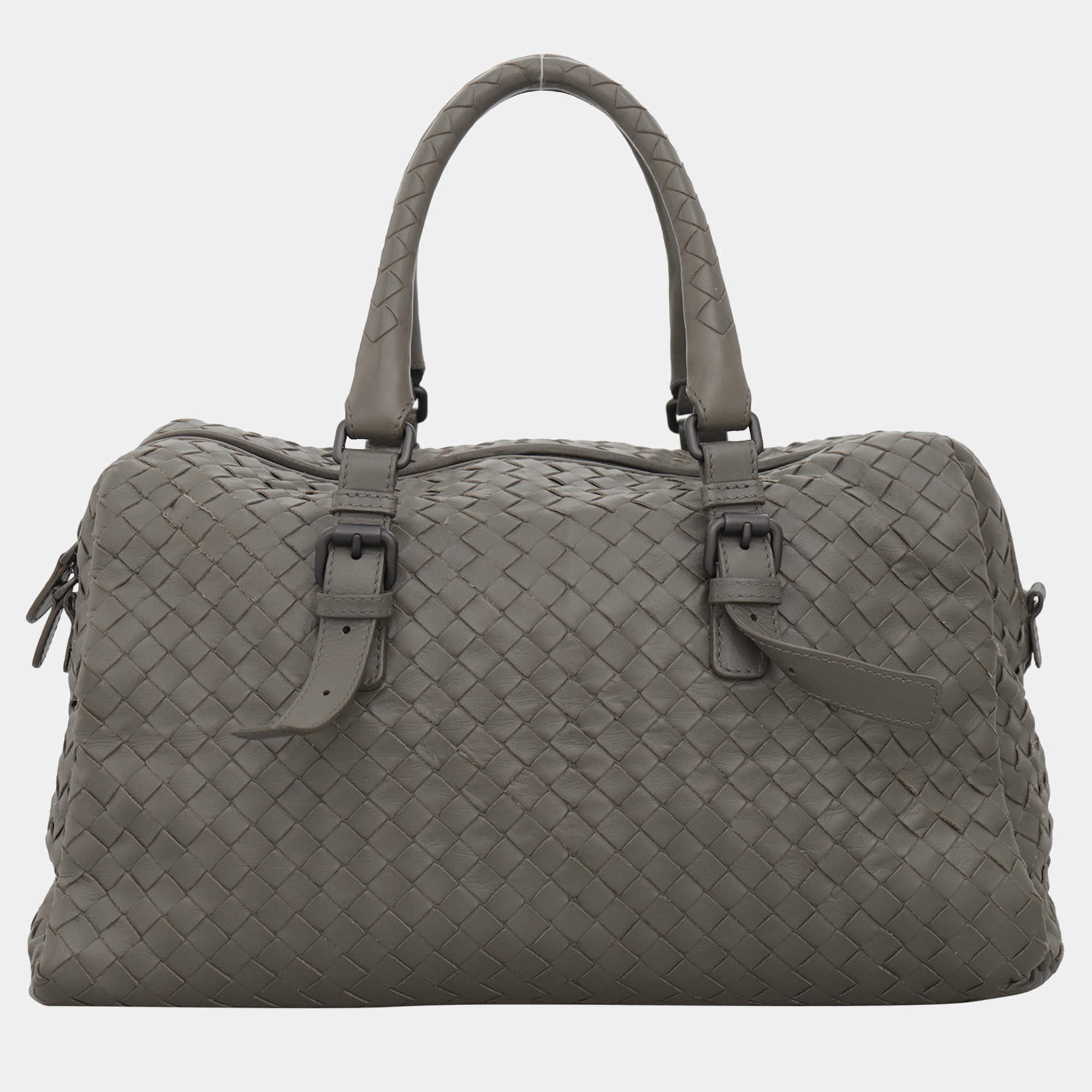 Pre Owned Bottega Veneta Intrecciato Bowling Bag