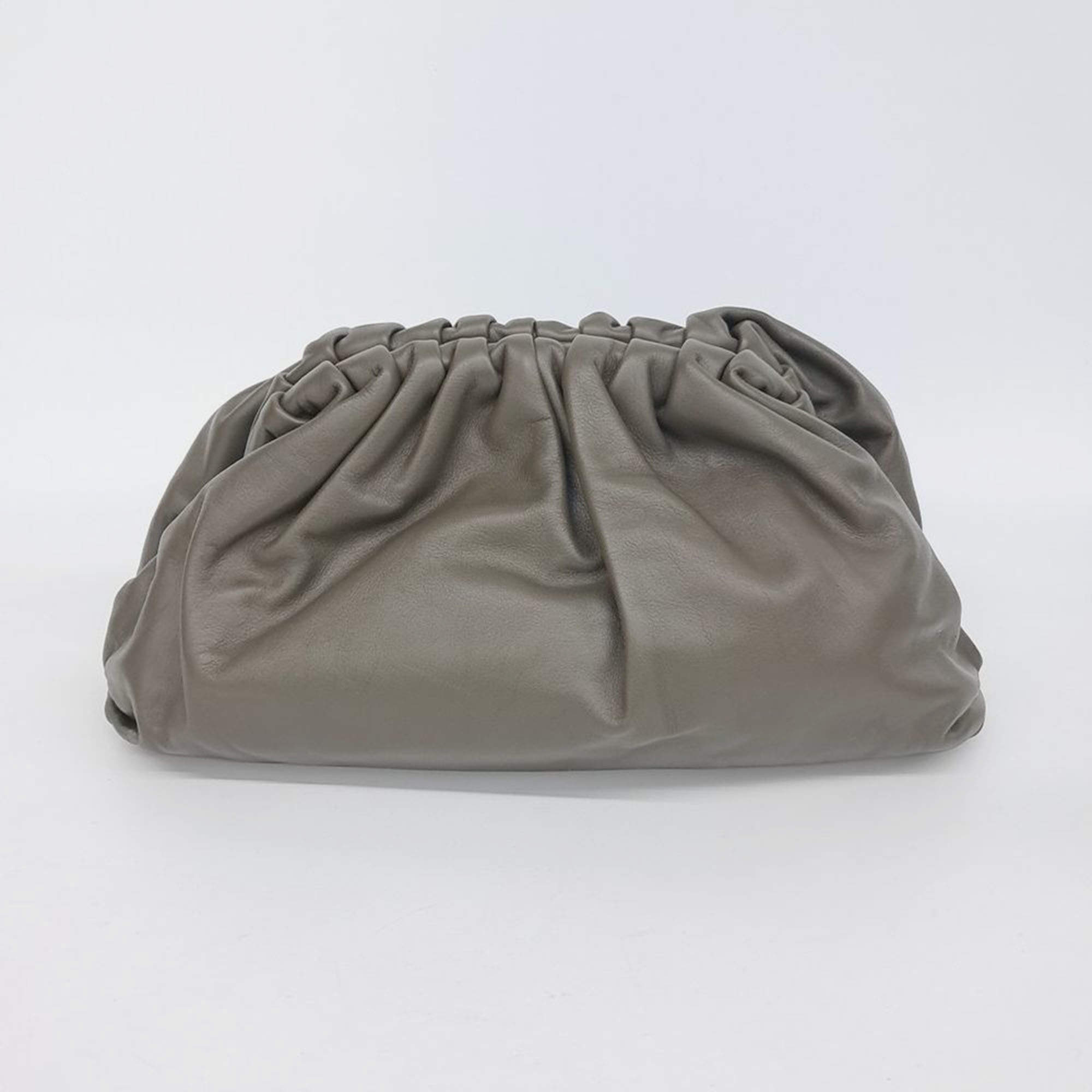 Pre Owned حقيبة بوتيغا فينيتا بوتش جلد زبدة أخضر