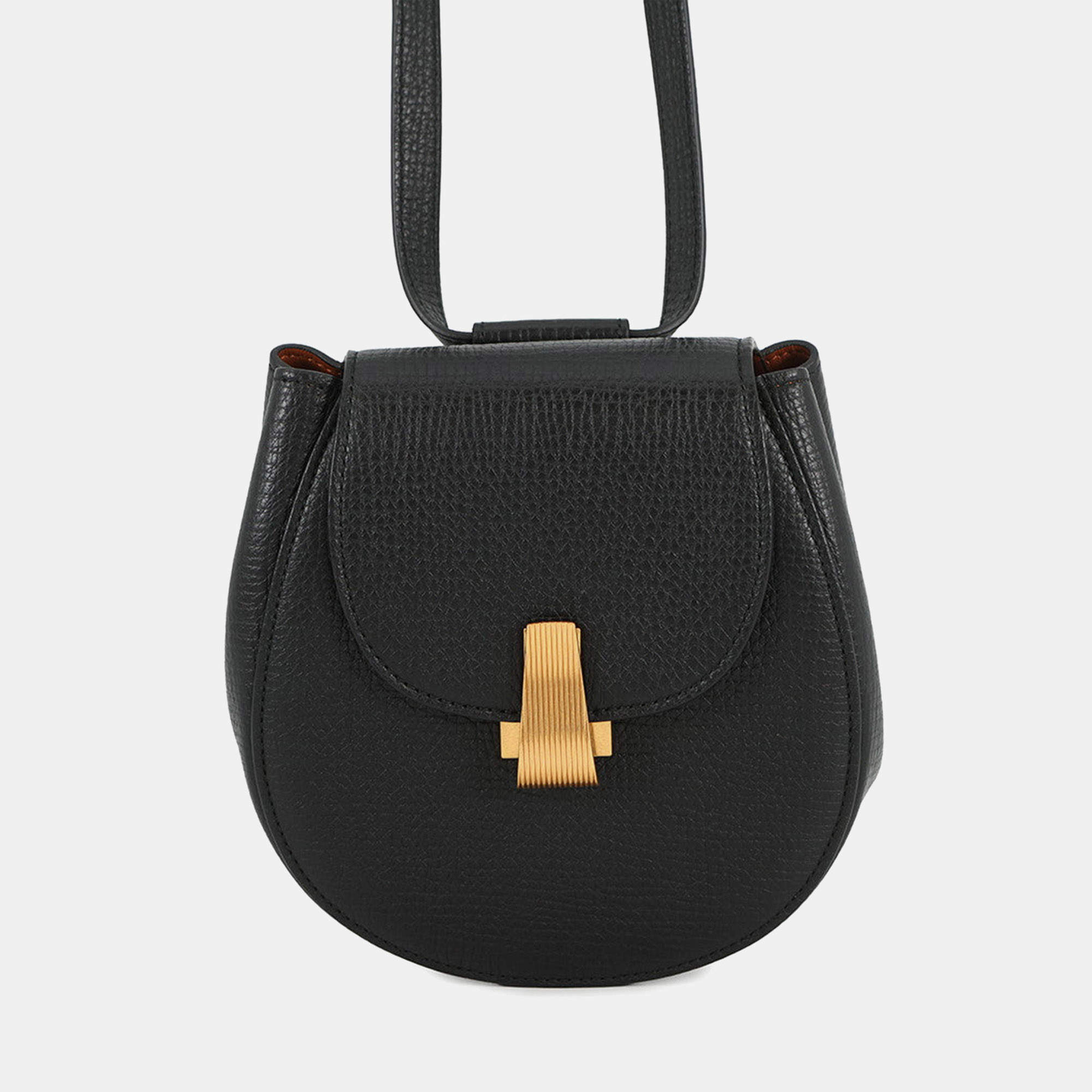 Pre Owned Bottega Veneta Palmellato Belt Bag Black Leather