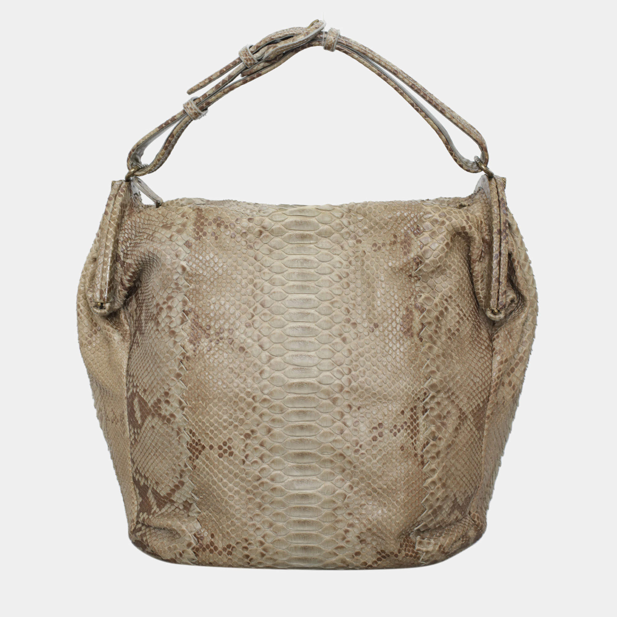 مملوكة مسبقًا Bottega Veneta Limited Edition Python Duette Shoulder Bag
