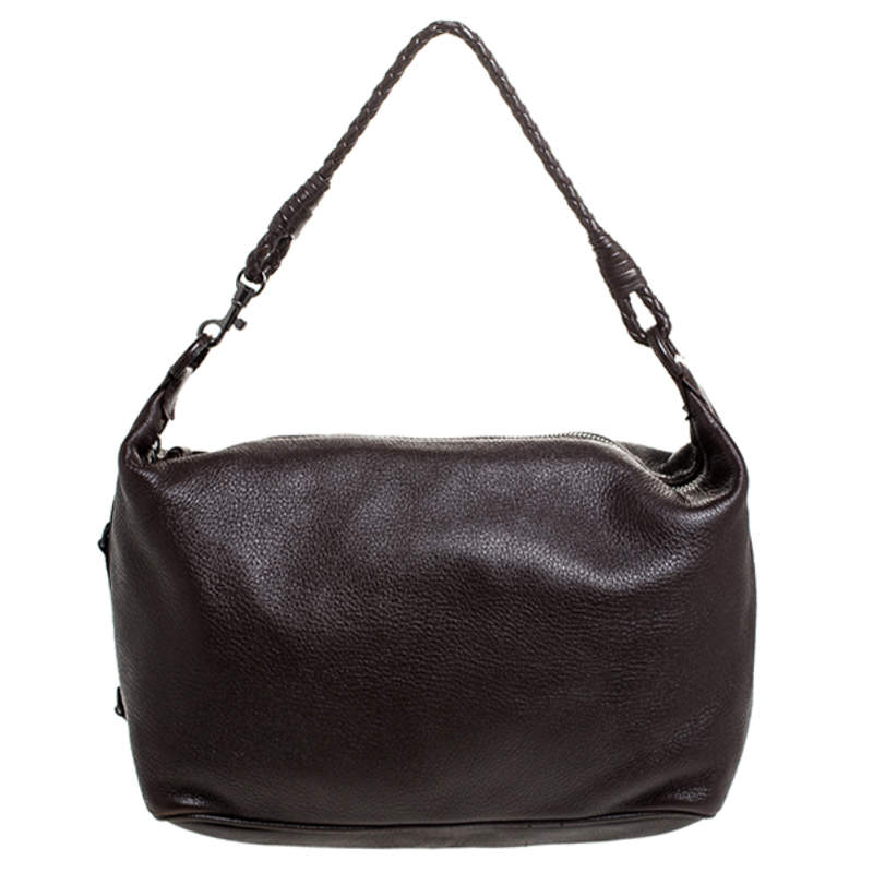 Bottega Veneta Brown Leather Shoulder Bag