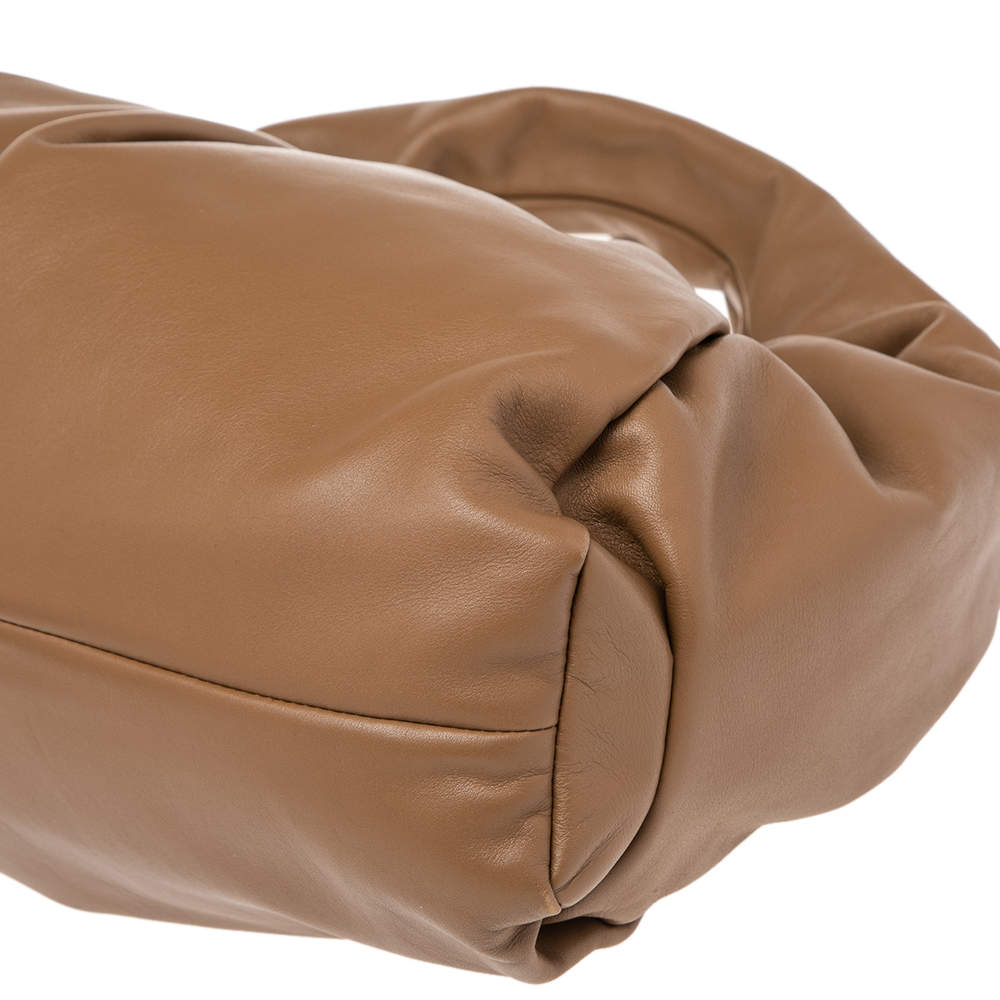 Bottega Veneta Brown Leather The Shoulder Pouch Bag – Shaikha's