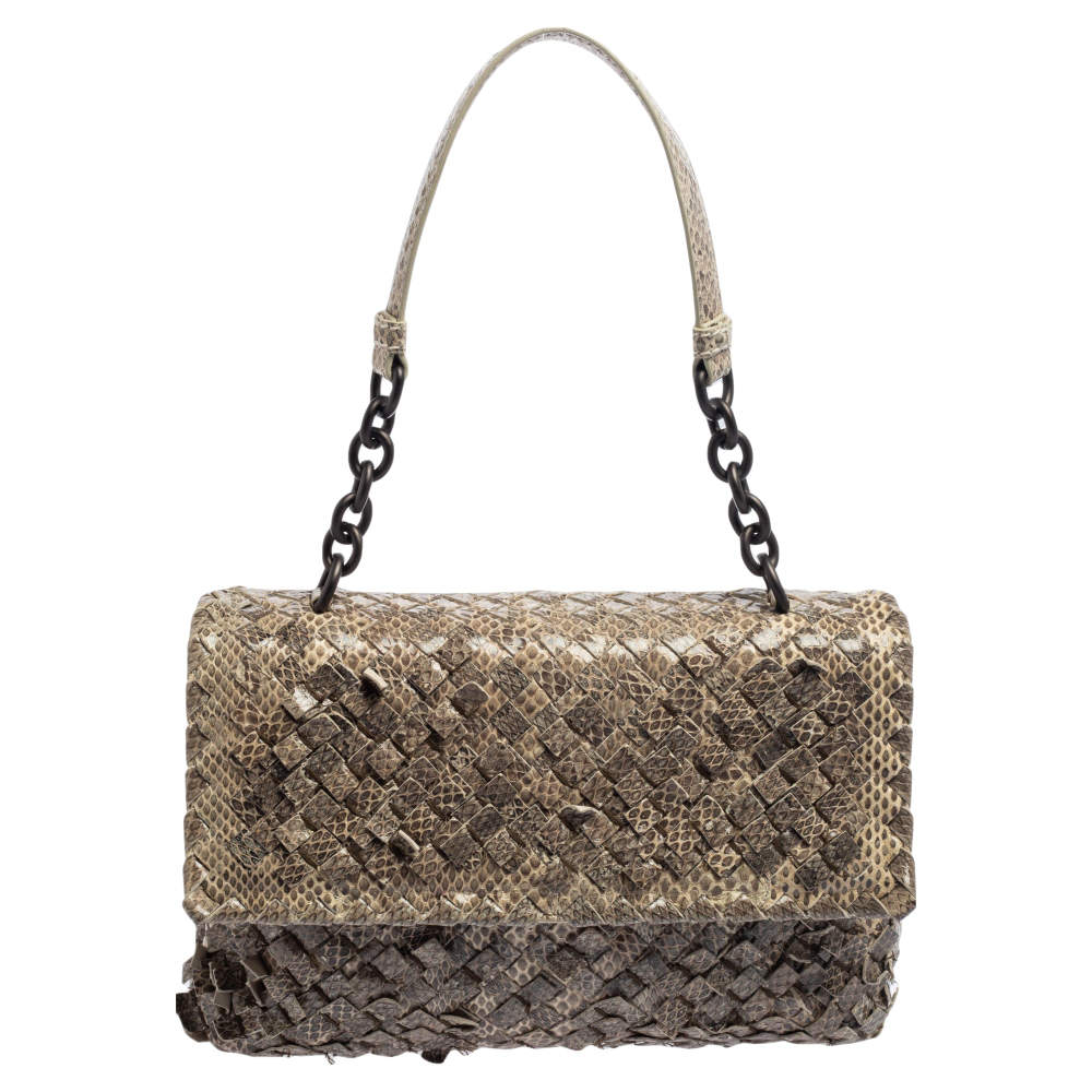 Bottega veneta hot sale snakeskin bag