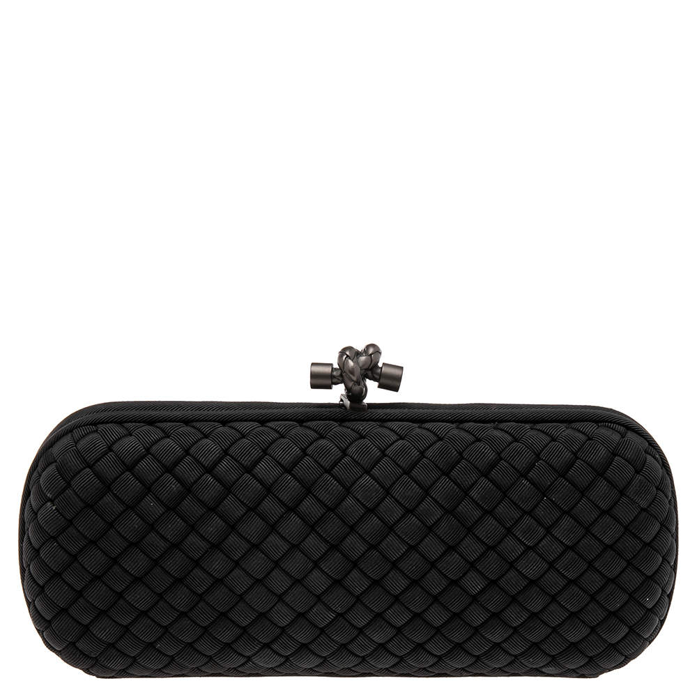 Bottega veneta clutch discount black