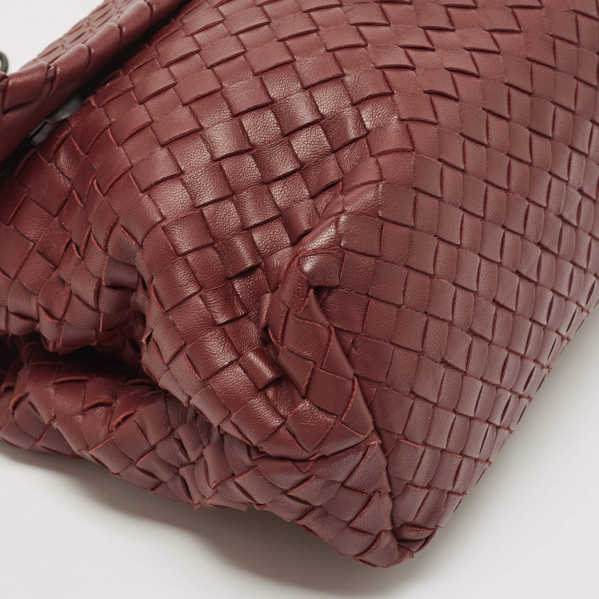 Red Bottega Veneta Intrecciato Olimpia Shoulder Bag – Designer Revival