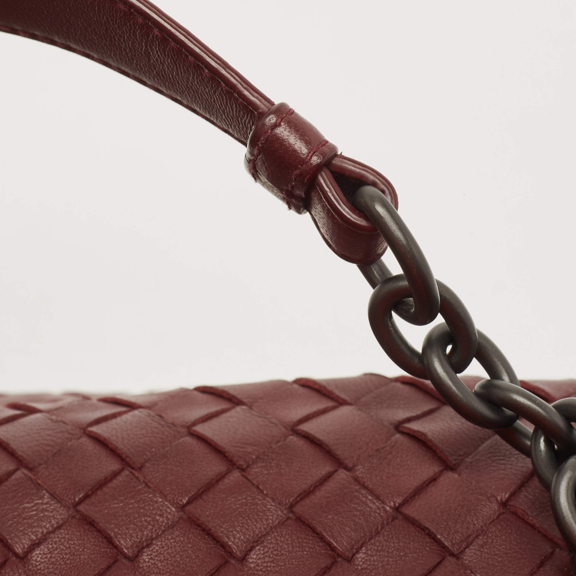 Red Bottega Veneta Intrecciato Olimpia Shoulder Bag – Designer Revival