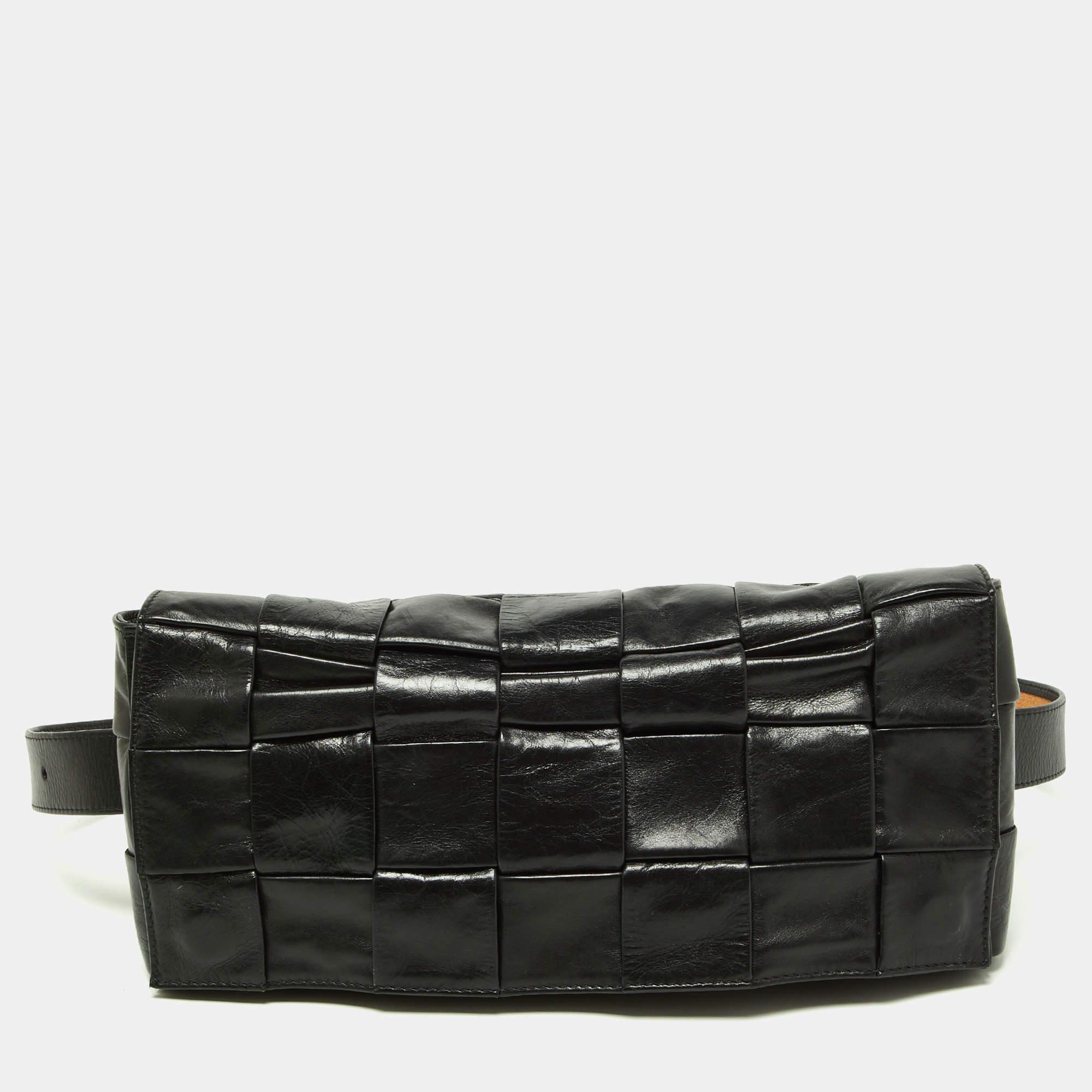 Bottega Veneta Intrecciato Cassette Belt Bag - Black Waist Bags
