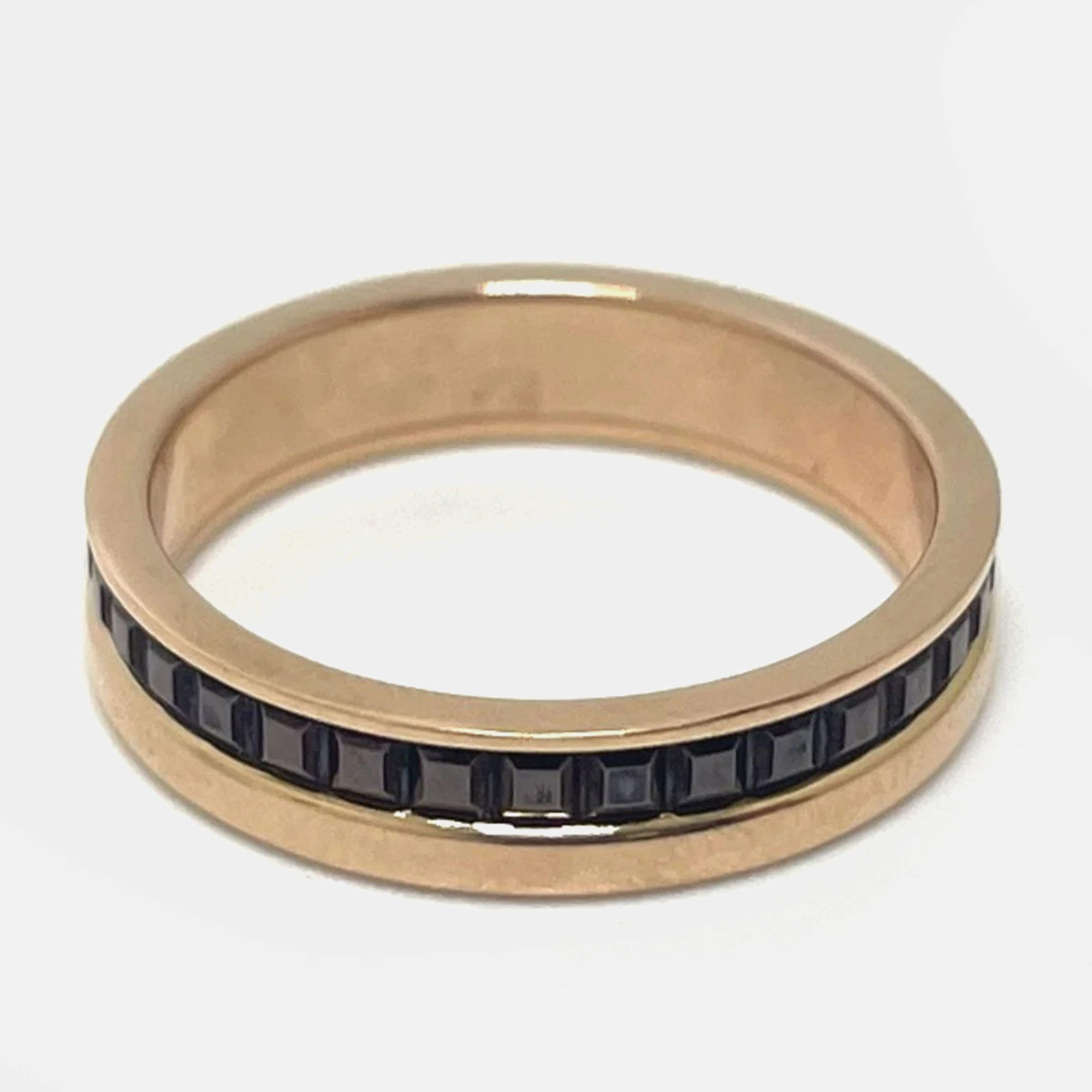 Boucheron 18K Rose Gold Quatre Band Ring EU 48