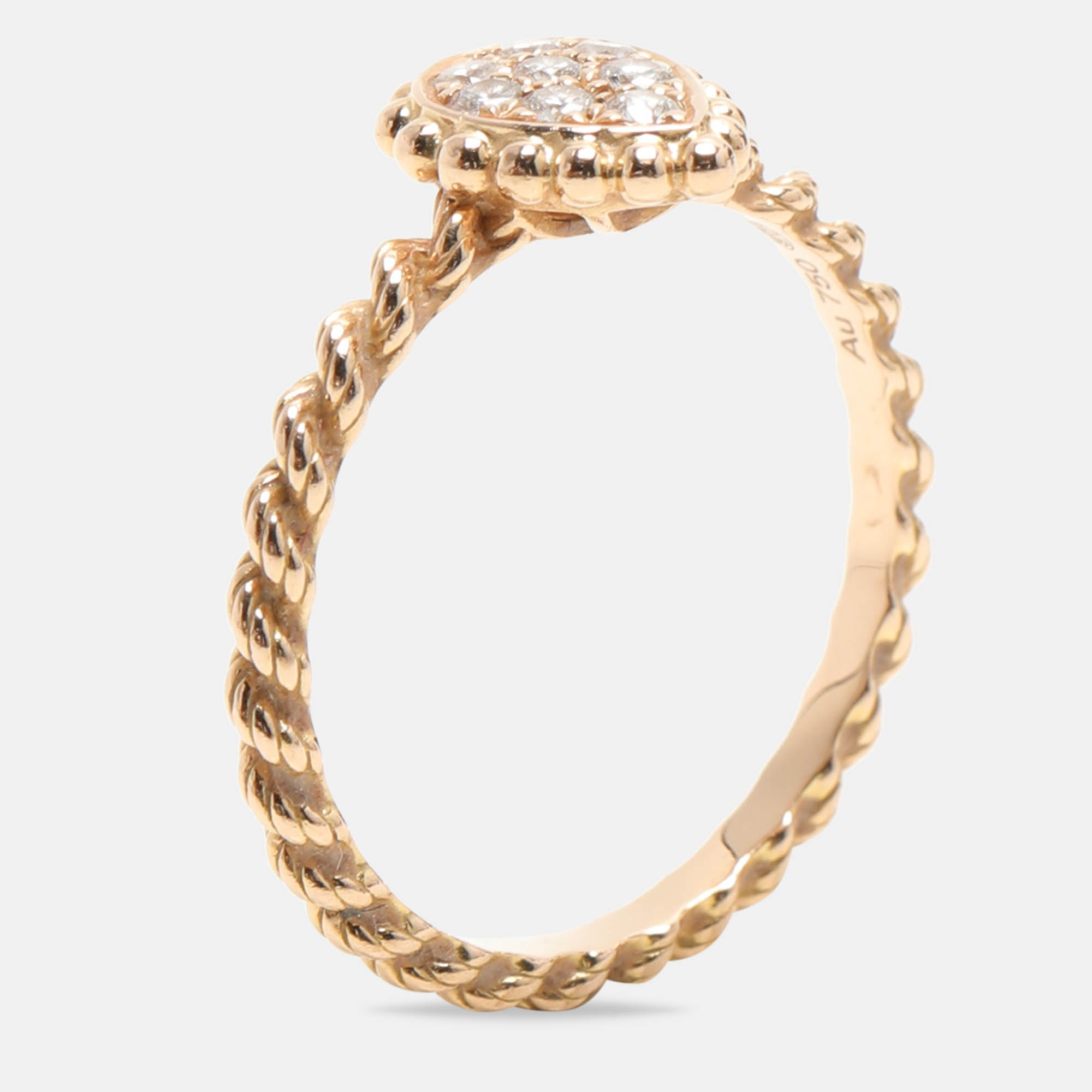 Boucheron Serpent Boheme 18k Yellow Gold And Diamonds S Motif Ring
