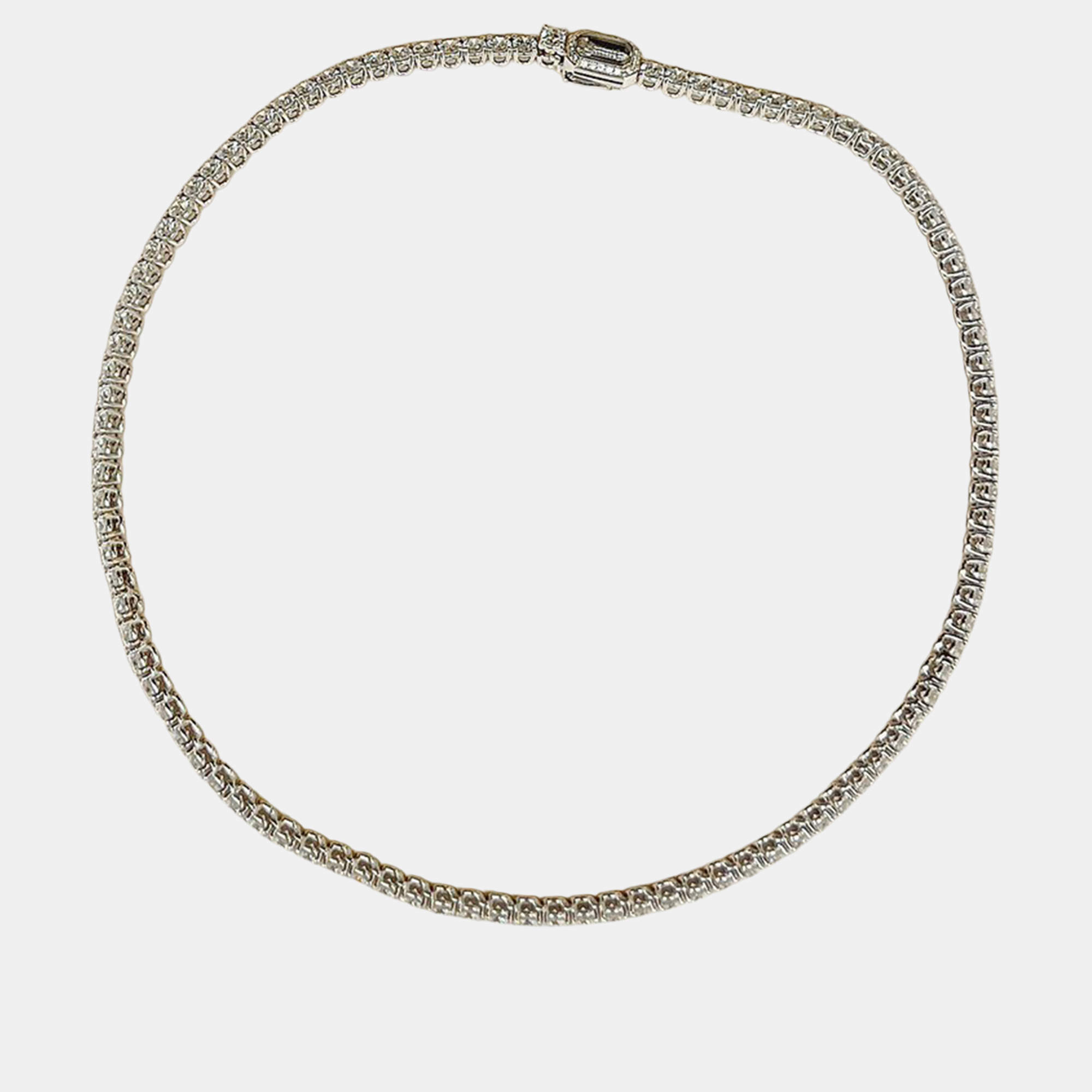 مملوكة مسبقًا Boucheron Riviere Vendome Necklace White Gold Diamond