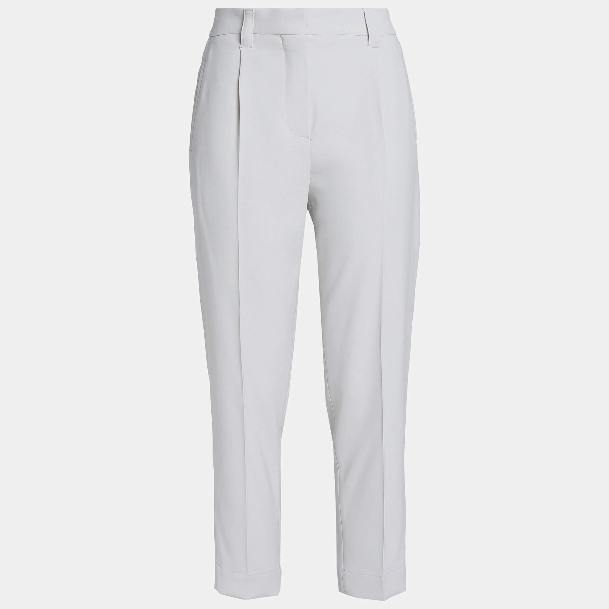 Brunello Cucinelli Virgin Wool Tapered Pants IT 42