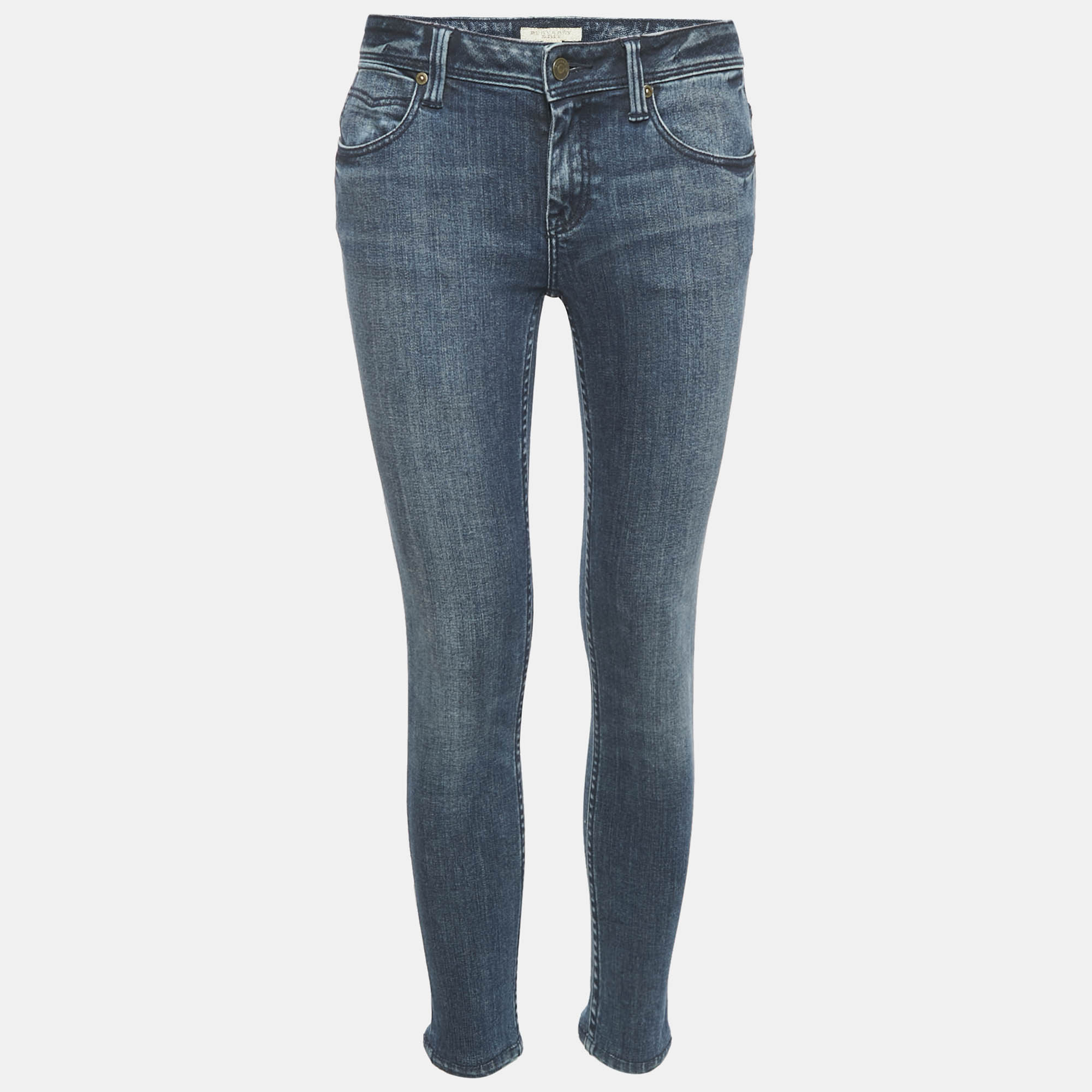 Burberry Brit Blue Denim Bexton Skinny Jeans M Waist 27"