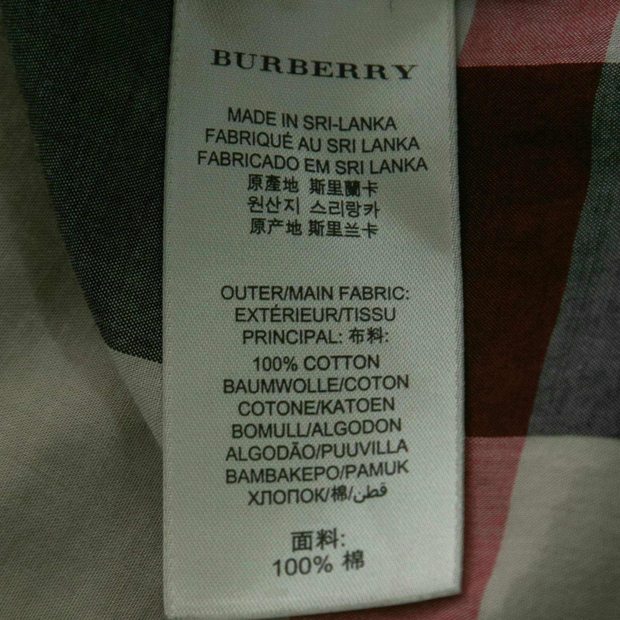 Burberry Brit Beige Nova Check Patterned Cotton Shirt XL Burberry Brit | TLC