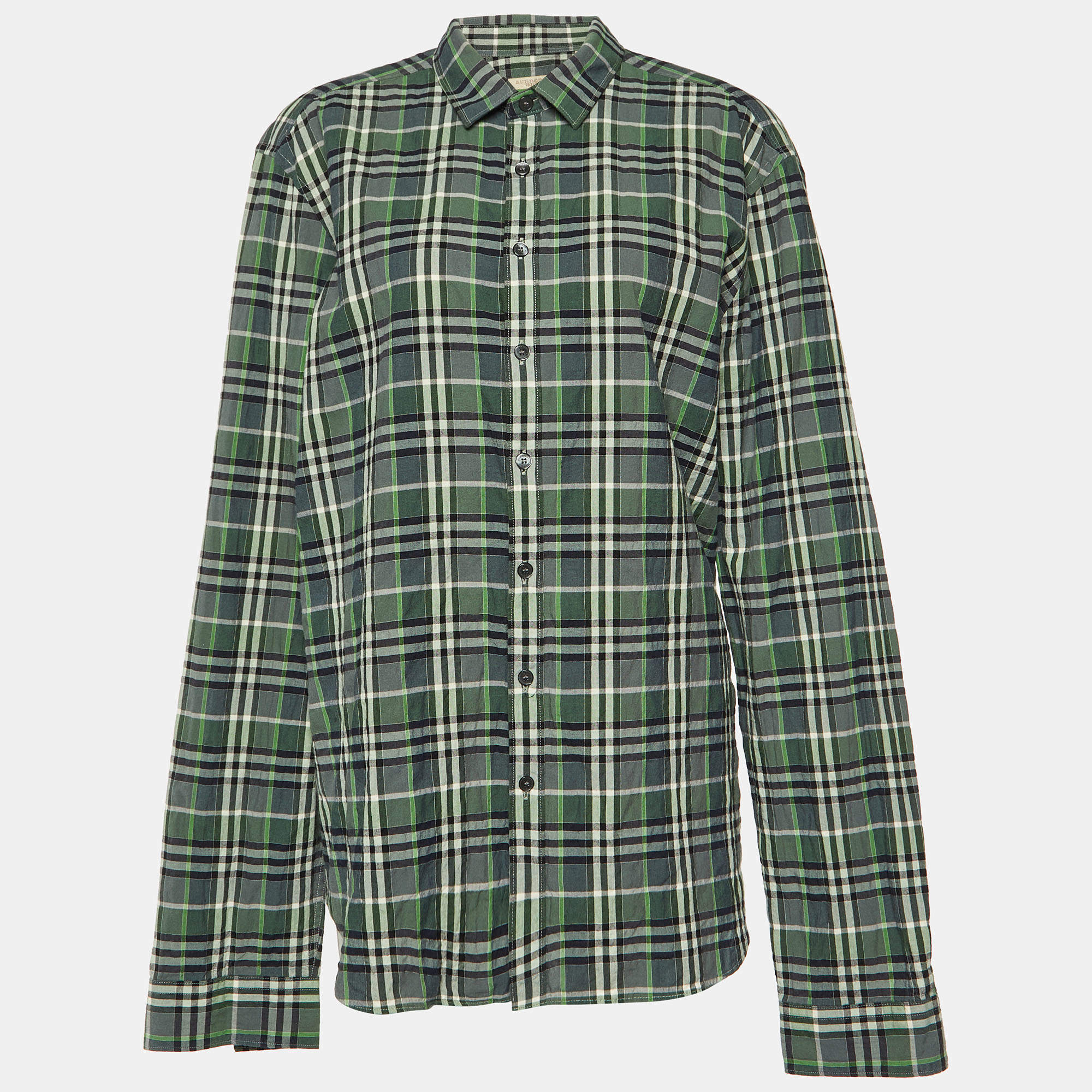 Burberry xl shirt measurements hotsell