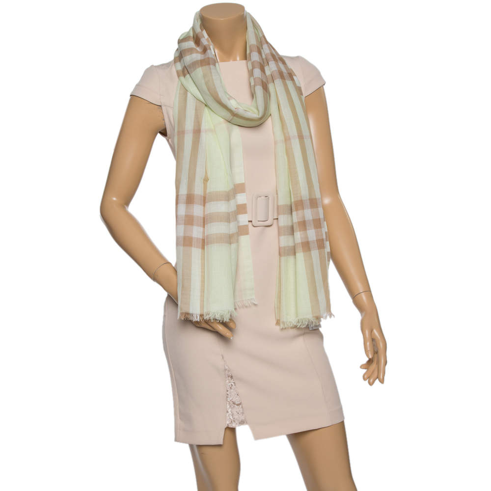 burberry pistachio scarf