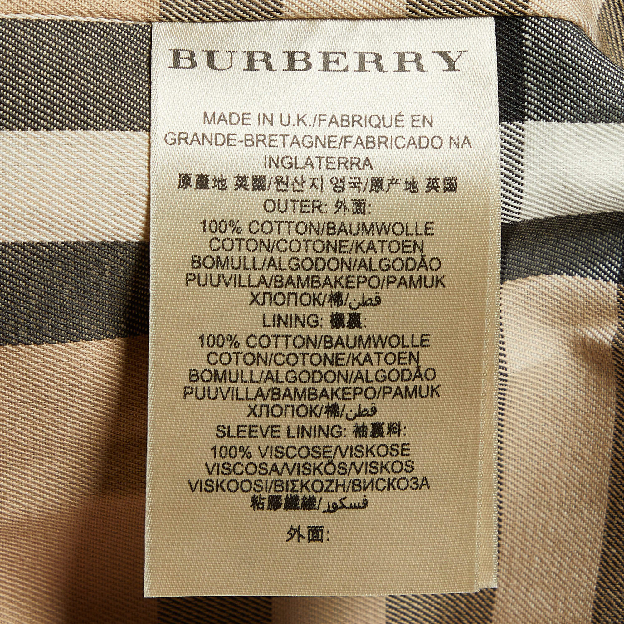 Burberry made in korea hotsell