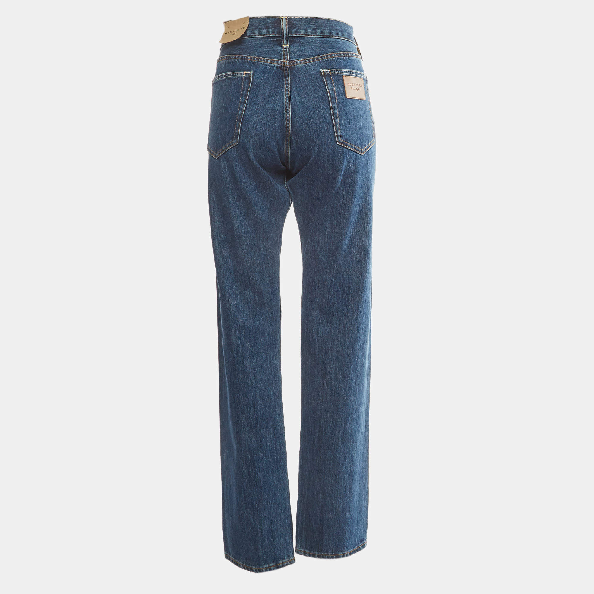 Burberry Beige Denim Pocket Detail Skinny Jeans S Waist 27