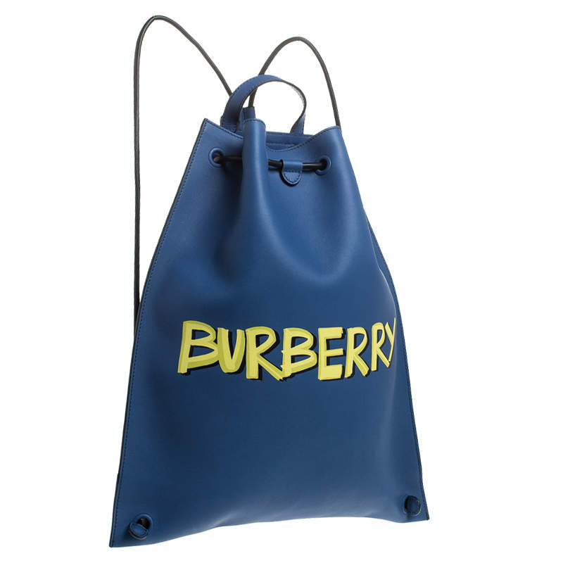 burberry blue backpack