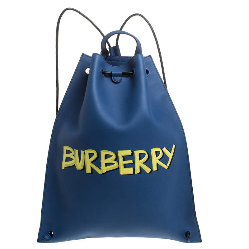 burberry blue backpack