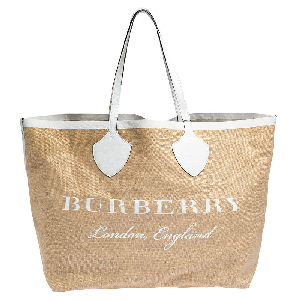 burberry burlap bag