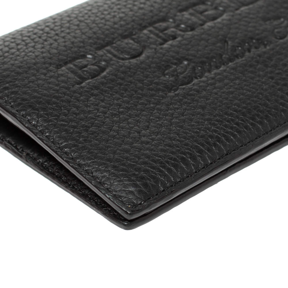 Burberry Black Leather Hastings Bifold Wallet Burberry | The Luxury Closet