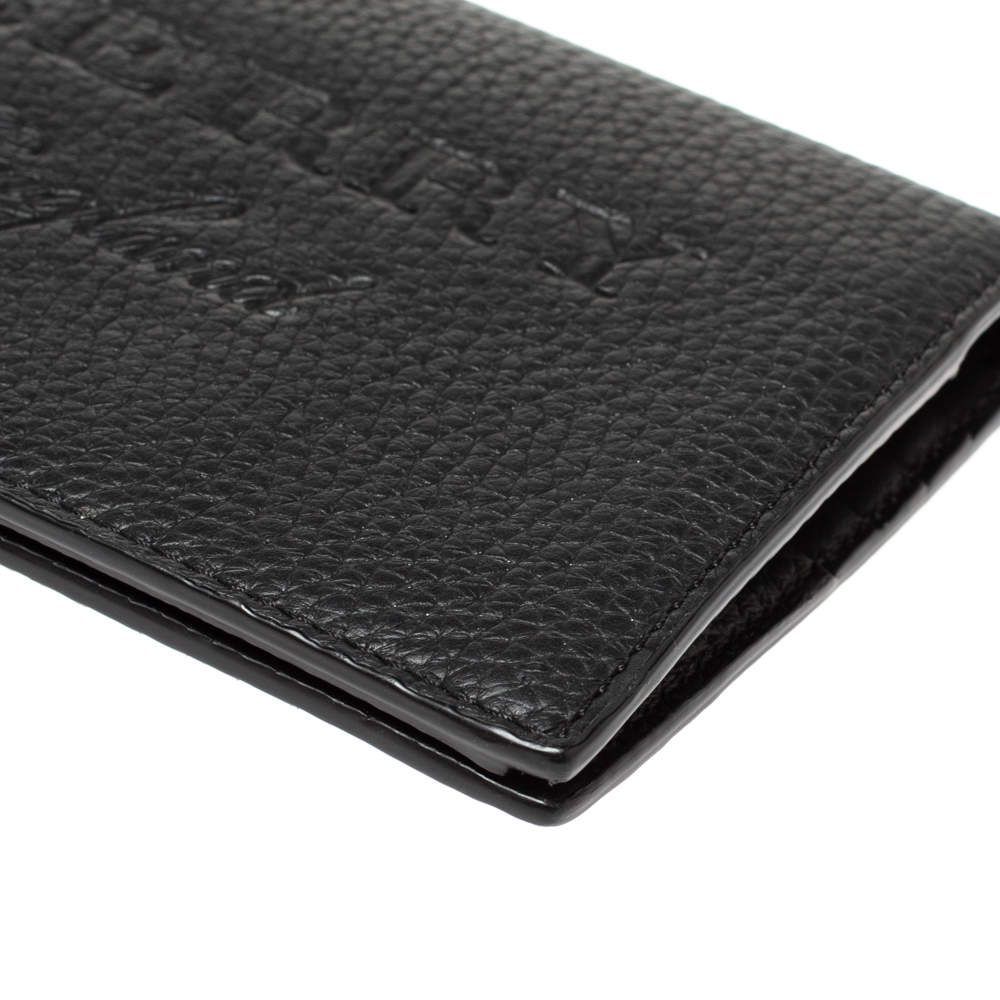 Burberry Black Leather Hastings Bifold Wallet