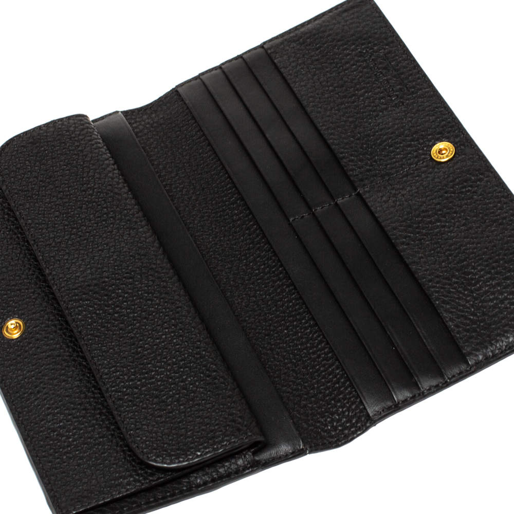 Burberry Black Leather Hastings Bifold Wallet