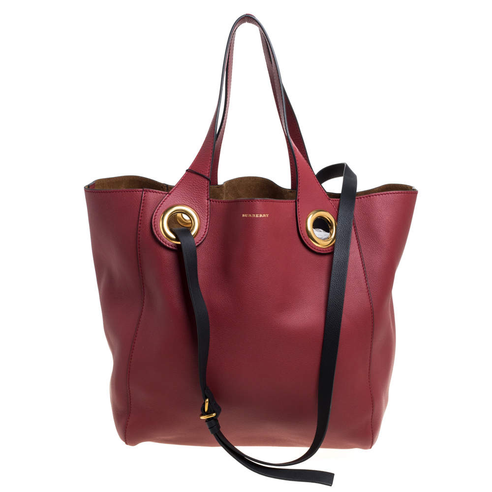 Burberry grommet outlet tote