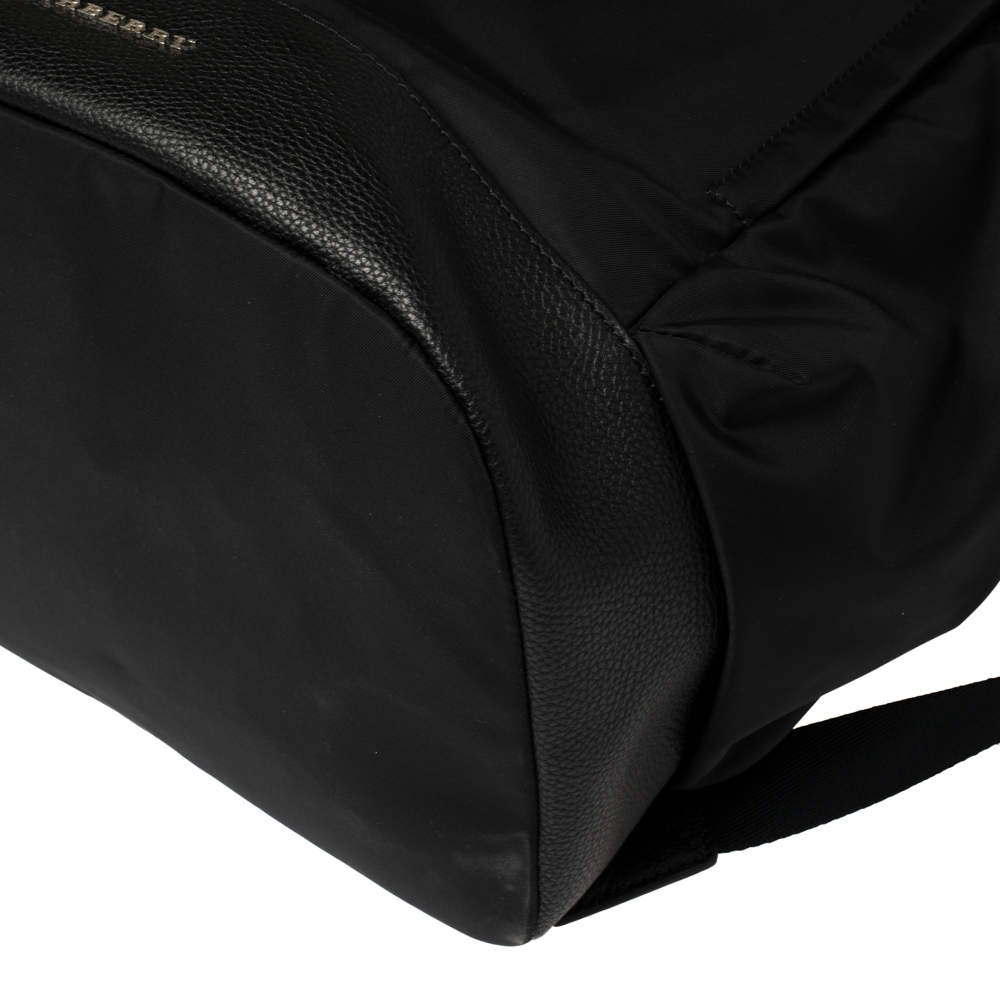 Shop Burberry Watson Nylon Diaper Bag Backpack